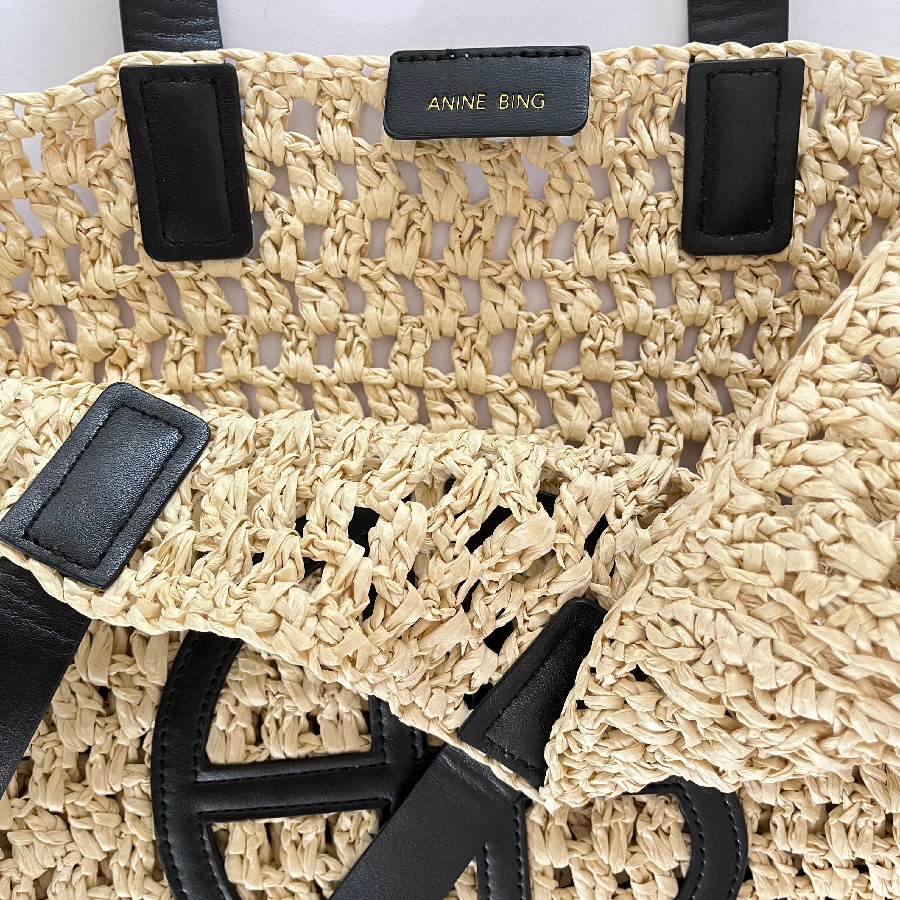 Anine Bing RIO Tote Bag in Natural.