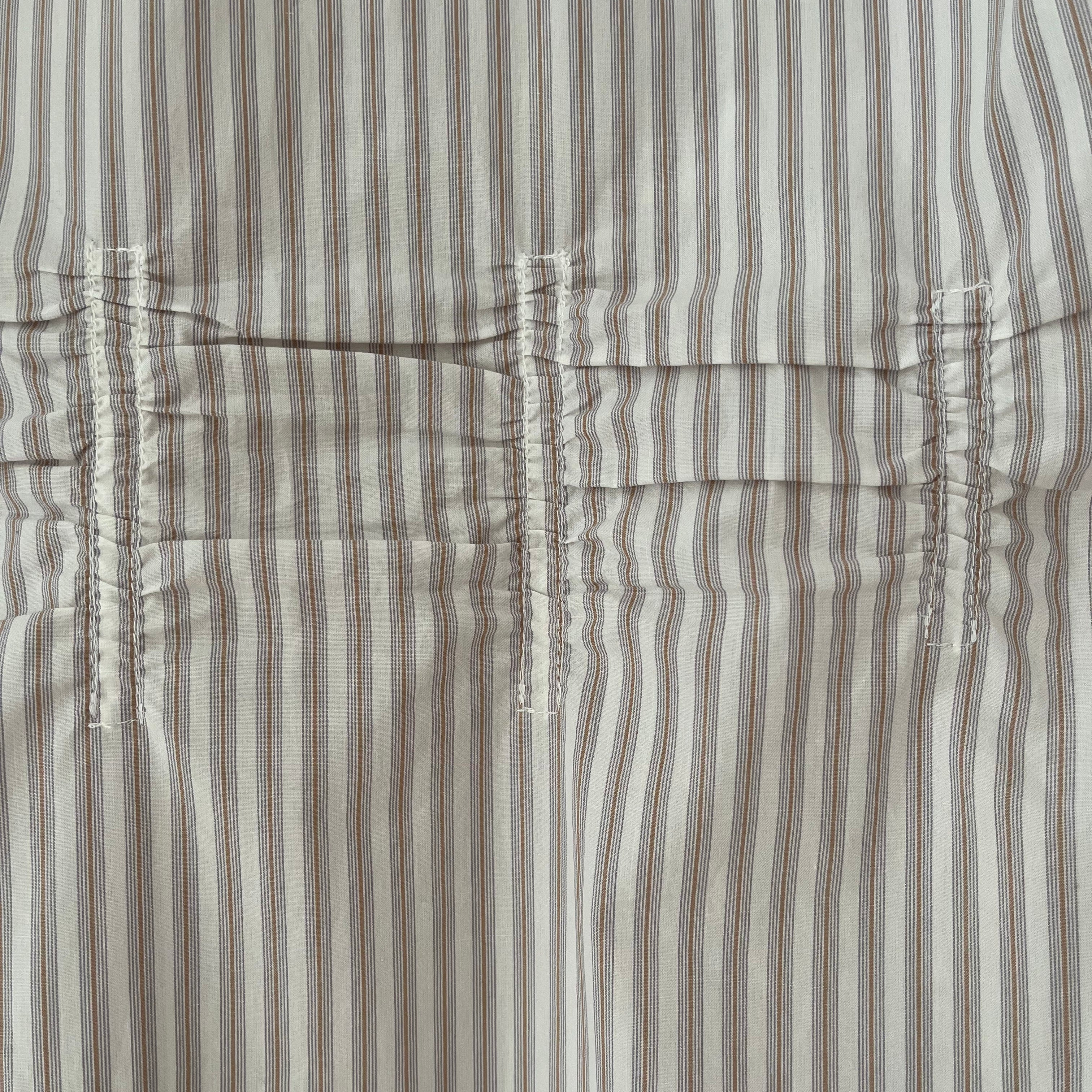 Deiji Studios BNWT PINCHED Dress in Lake Stripe Size XXS.