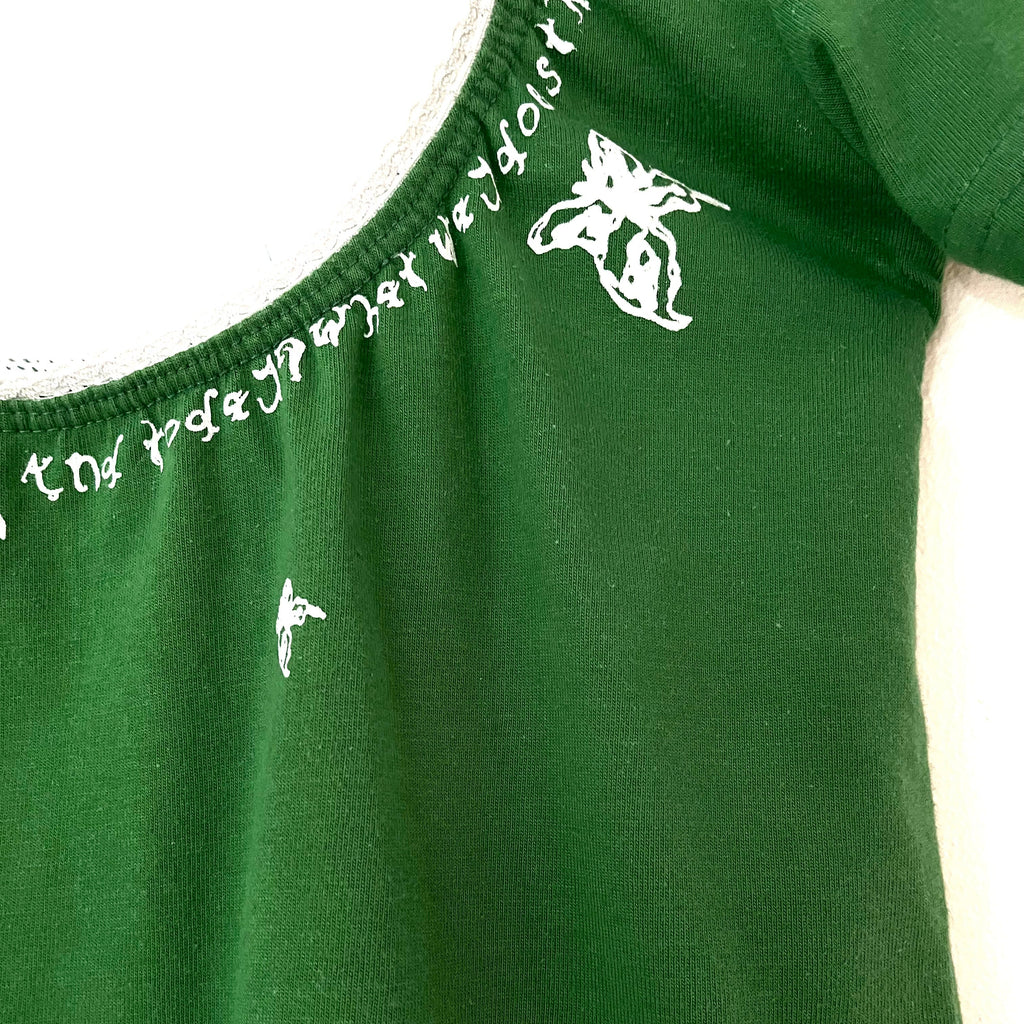 Ramp Tramp Tramp Stamp/Niamh Galea LOGO Baby Tee Size L.