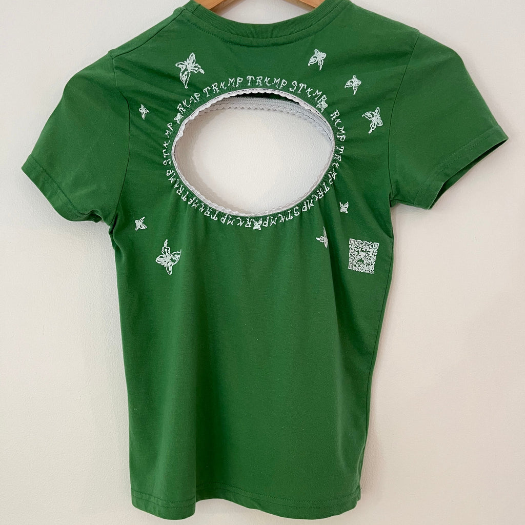 Ramp Tramp Tramp Stamp/Niamh Galea LOGO Baby Tee Size L.