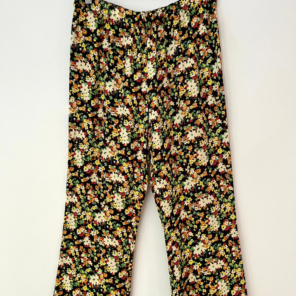 Marni Floral Print Trousers Size 44/AU12.