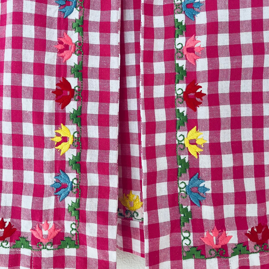La Veste Checked Embroidery Jacket.