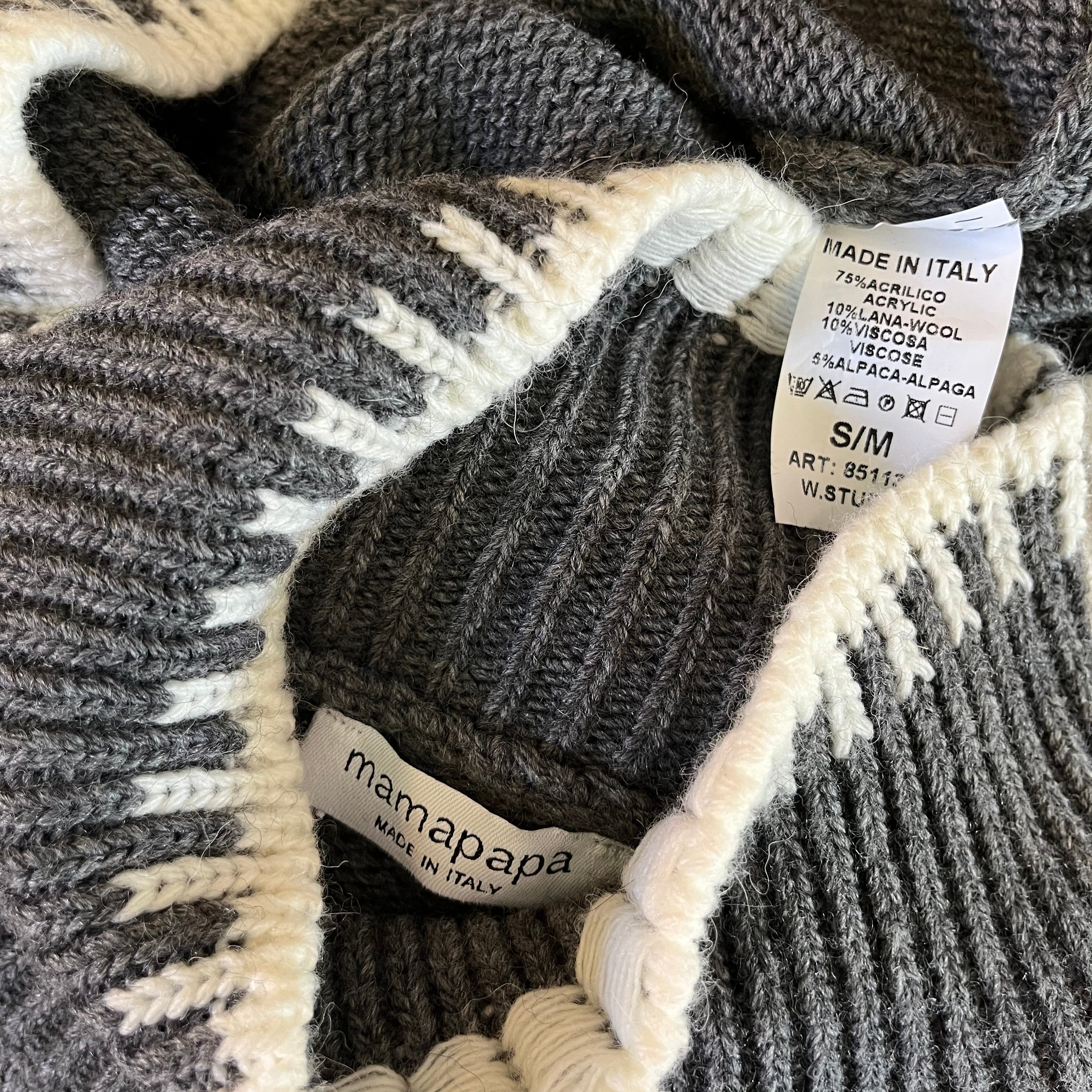 Mamapapa HARRY Stripes Turtleneck Knit Size S/M.