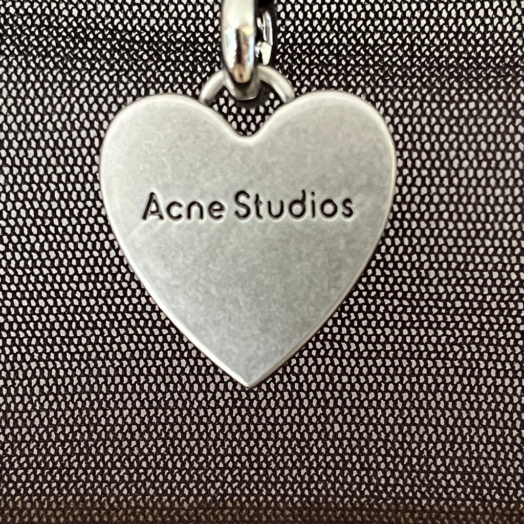 ACNE Studios ELORAN Mesh Blouse in Anthracite grey Size XS.