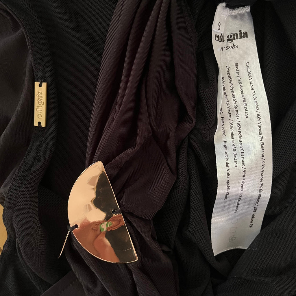 Cult Gaia KIERA Top in Black Size S.