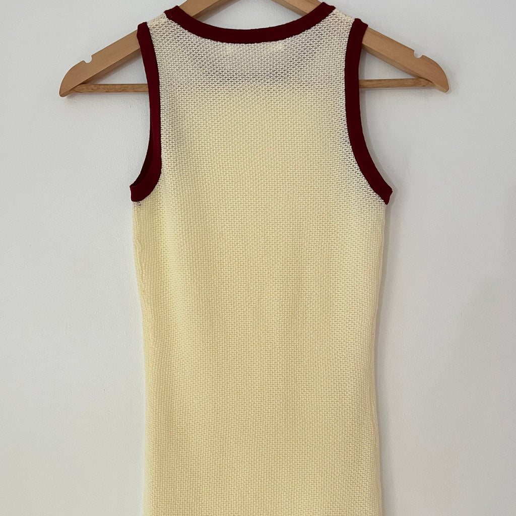 Peachy Den ELISE Tank Top in Vanilla Size M.