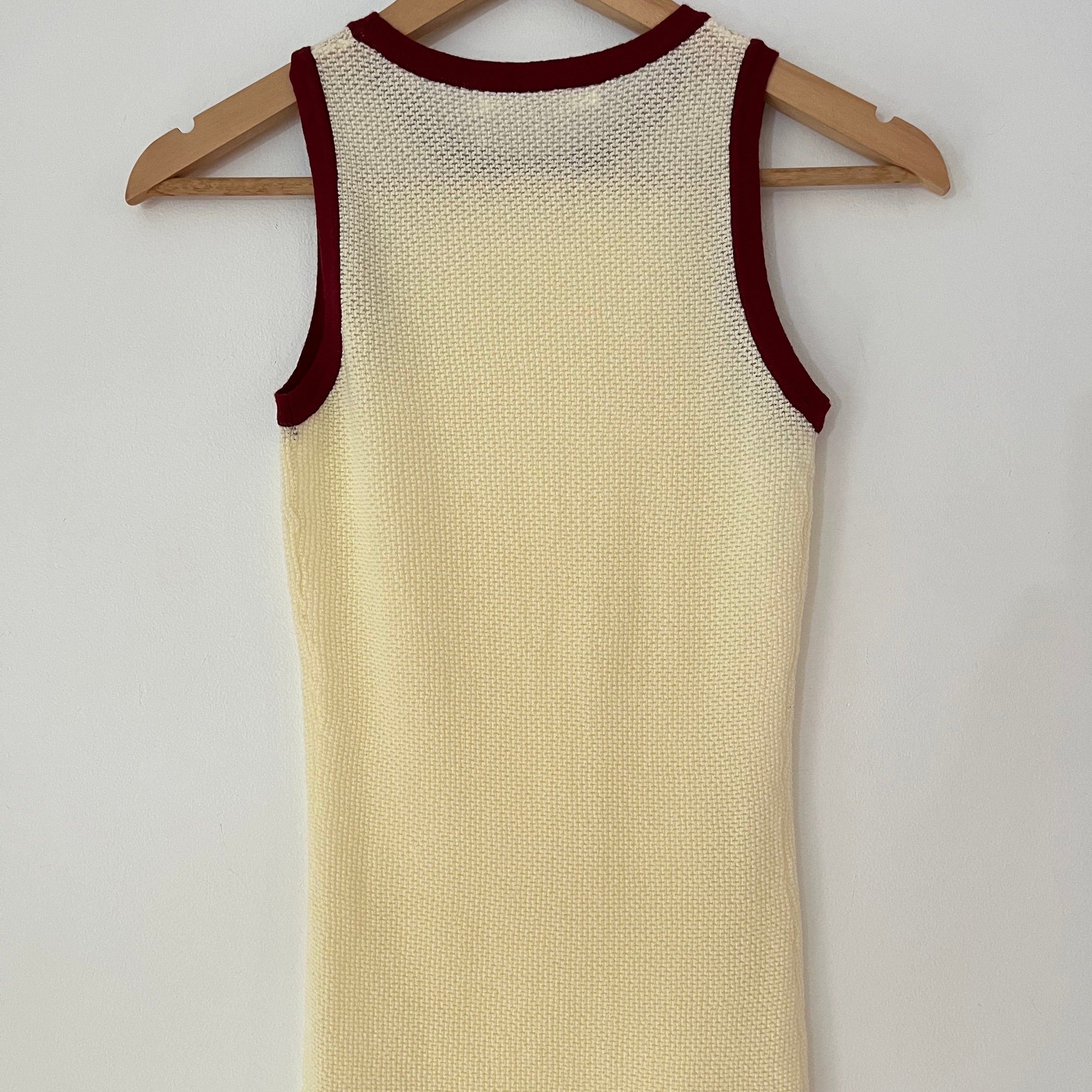 Peachy Den ELISE Tank Top in Vanilla Size M.