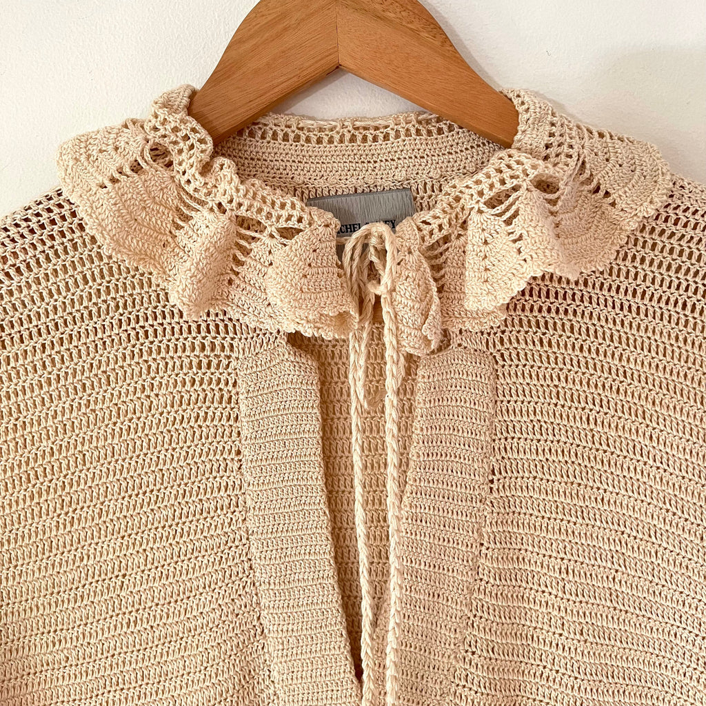Rachel Comey BEA Crochet Top in Cream Size M.