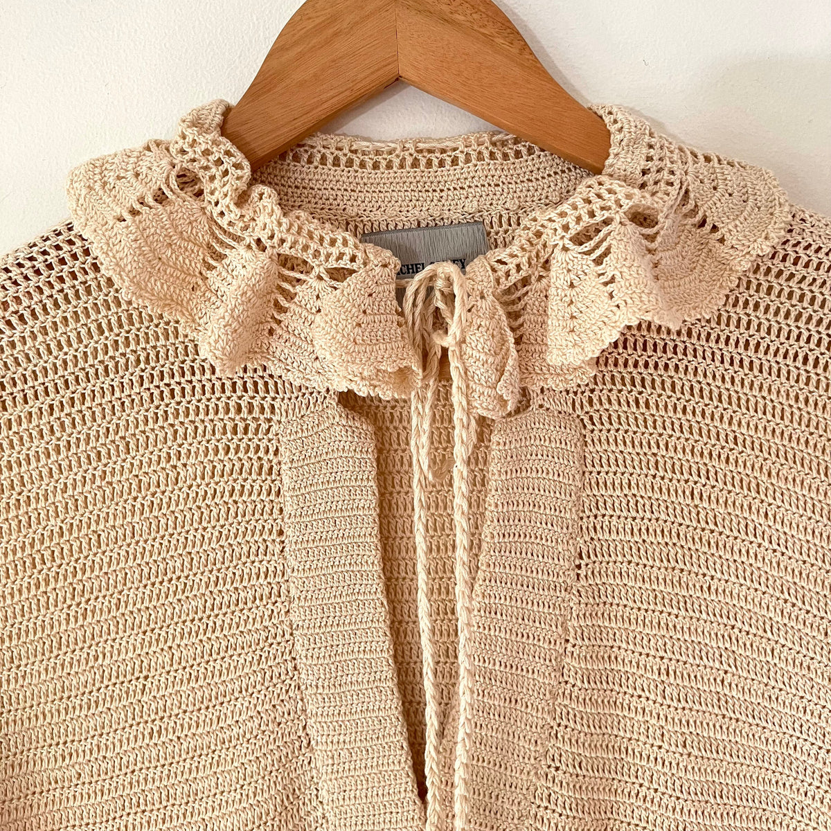 Rachel Comey BEA Crochet Top in Cream Size M.