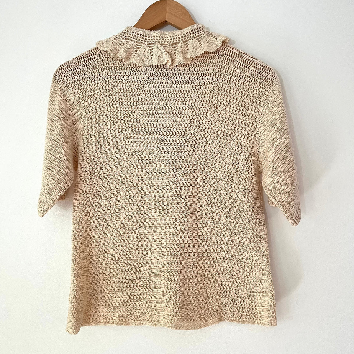 Rachel Comey BEA Crochet Top in Cream Size M.