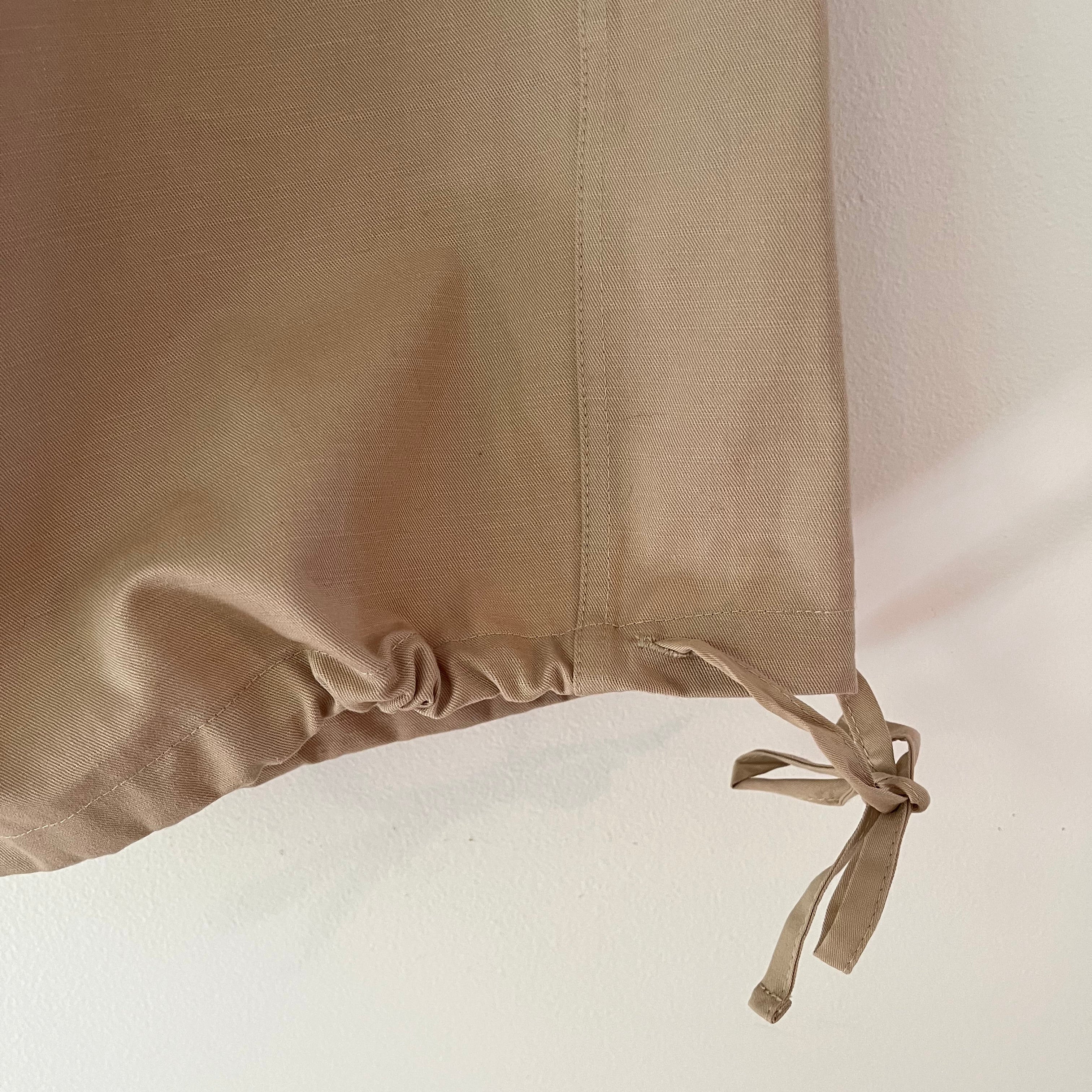Deiji Studios BNWT DRAWCORD Wide Leg Pants in Cream Size M.