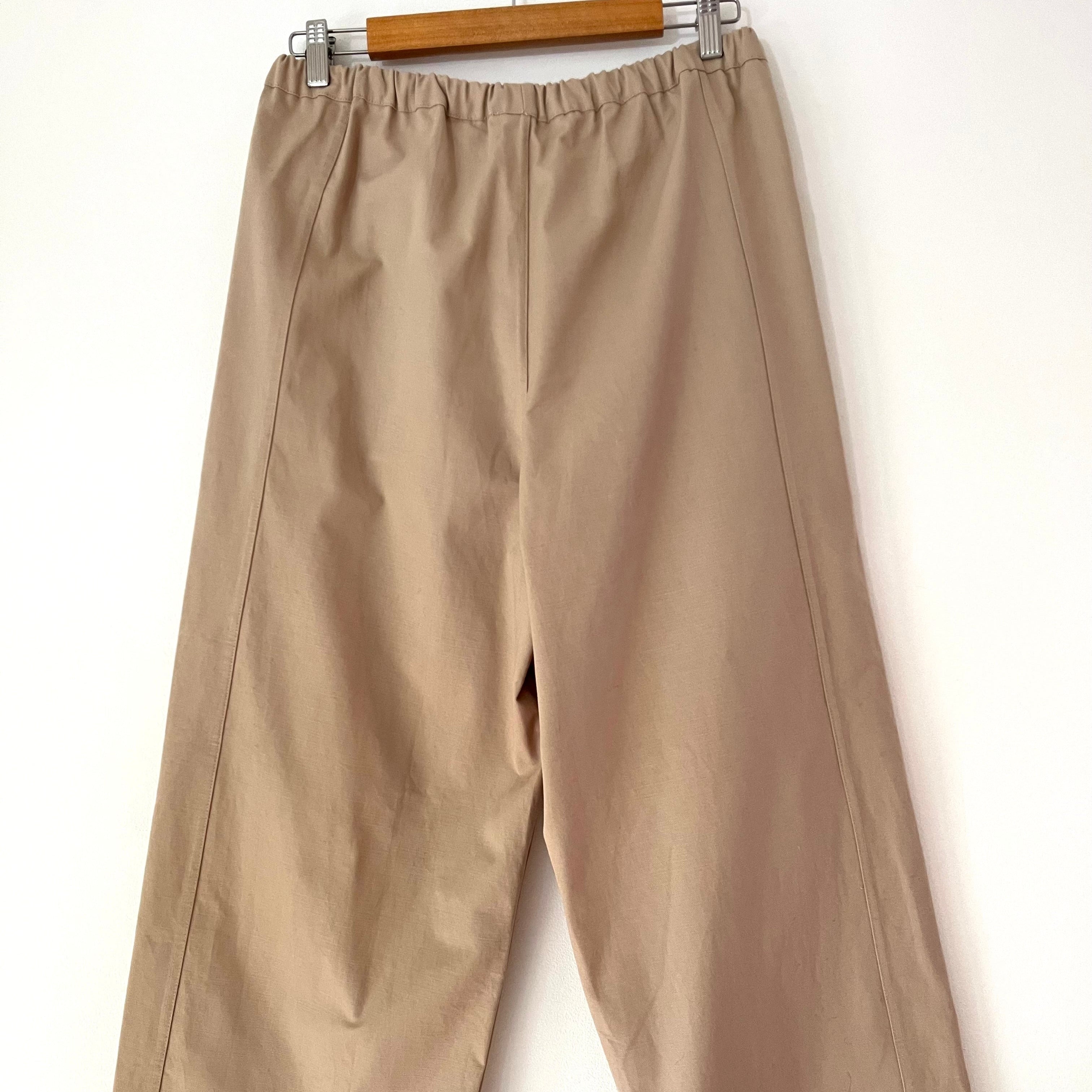 Deiji Studios BNWT DRAWCORD Wide Leg Pants in Cream Size M.