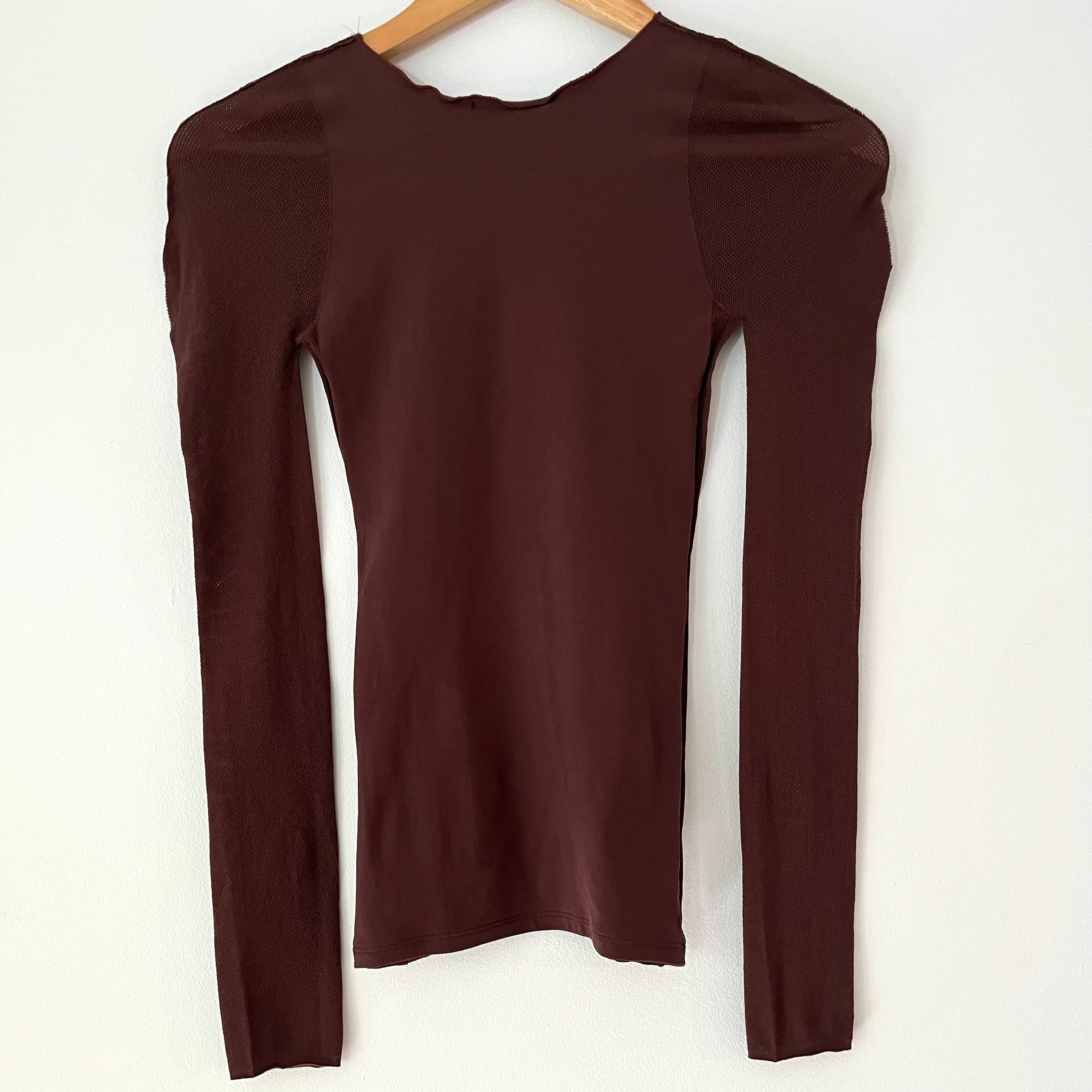 Marithé François Girbaud ARCHIVES Mesh Panel Top Size XS.