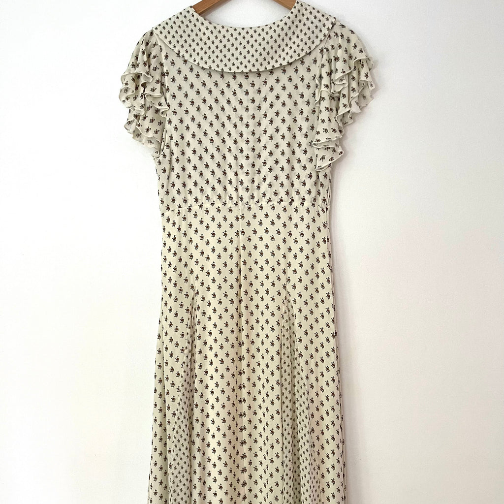 Carmen Says SUCREE Floral Print Long Dress Size M.