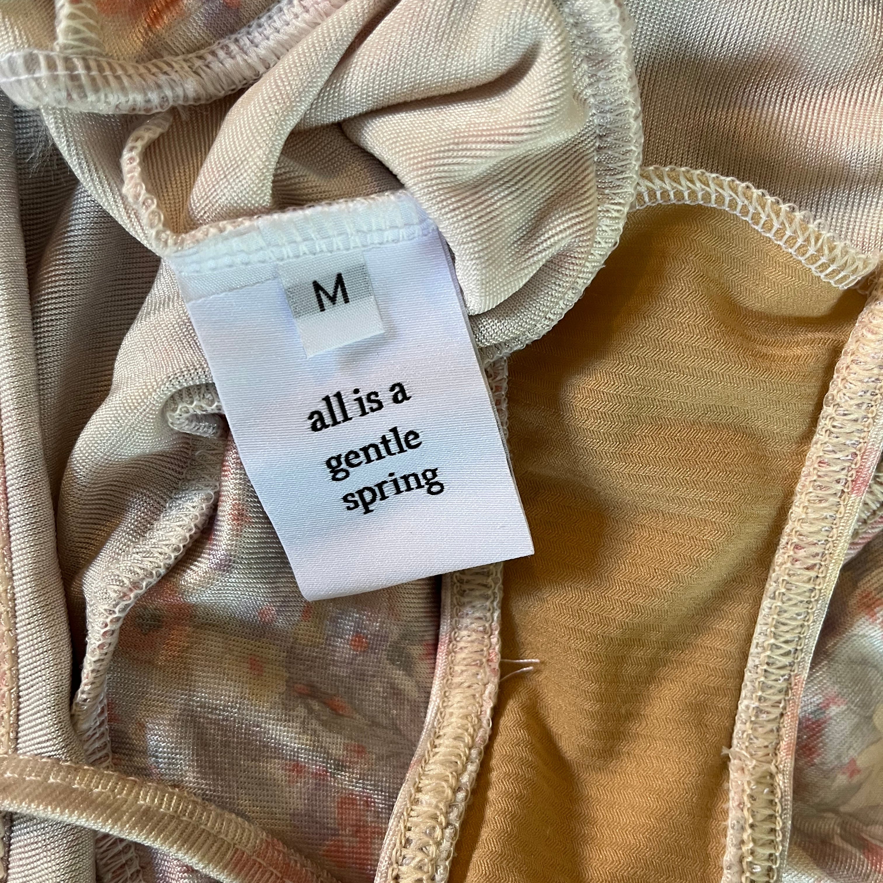 All Is A Gentle Spring Archives Leotard Size M.