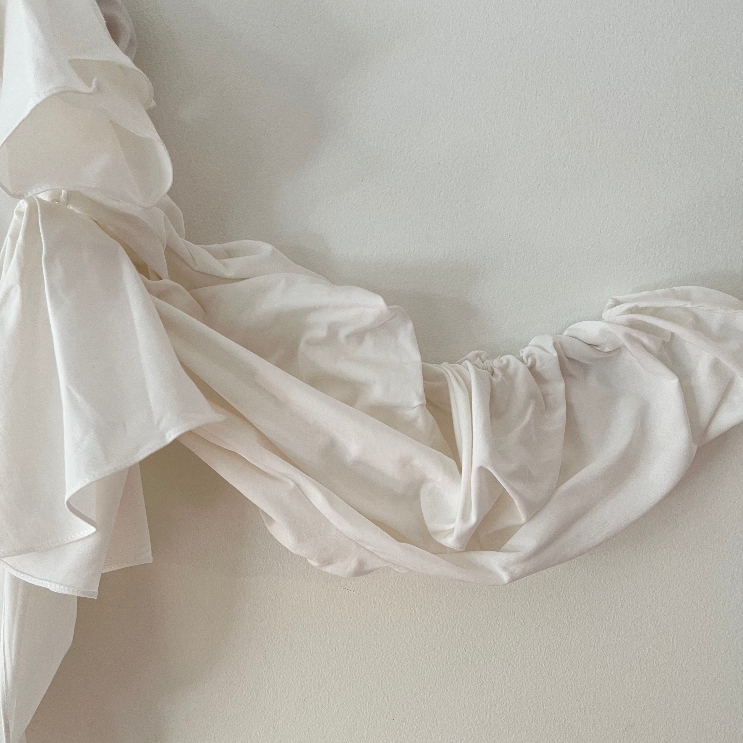 A.W.A.K.E MODE Asymmetrical Ruched Shirt Size 38/AU10.