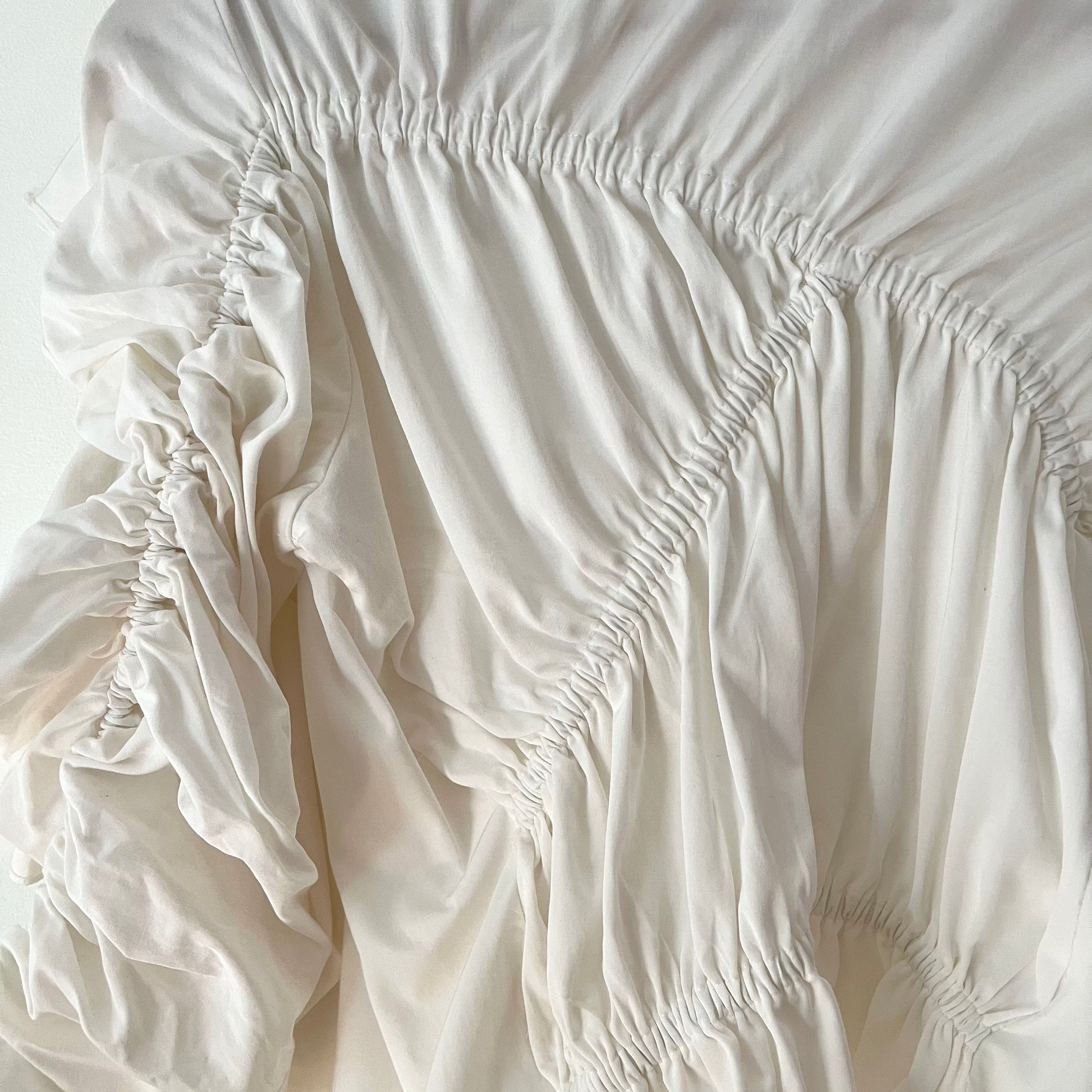 A.W.A.K.E MODE Asymmetrical Ruched Shirt Size 38/AU10.