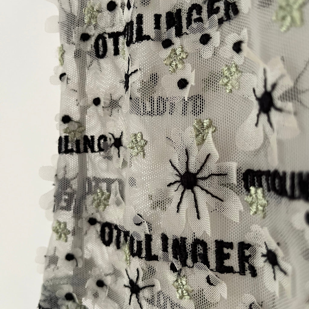 Ottolinger Mesh Tee in 3D Daisy Size M.
