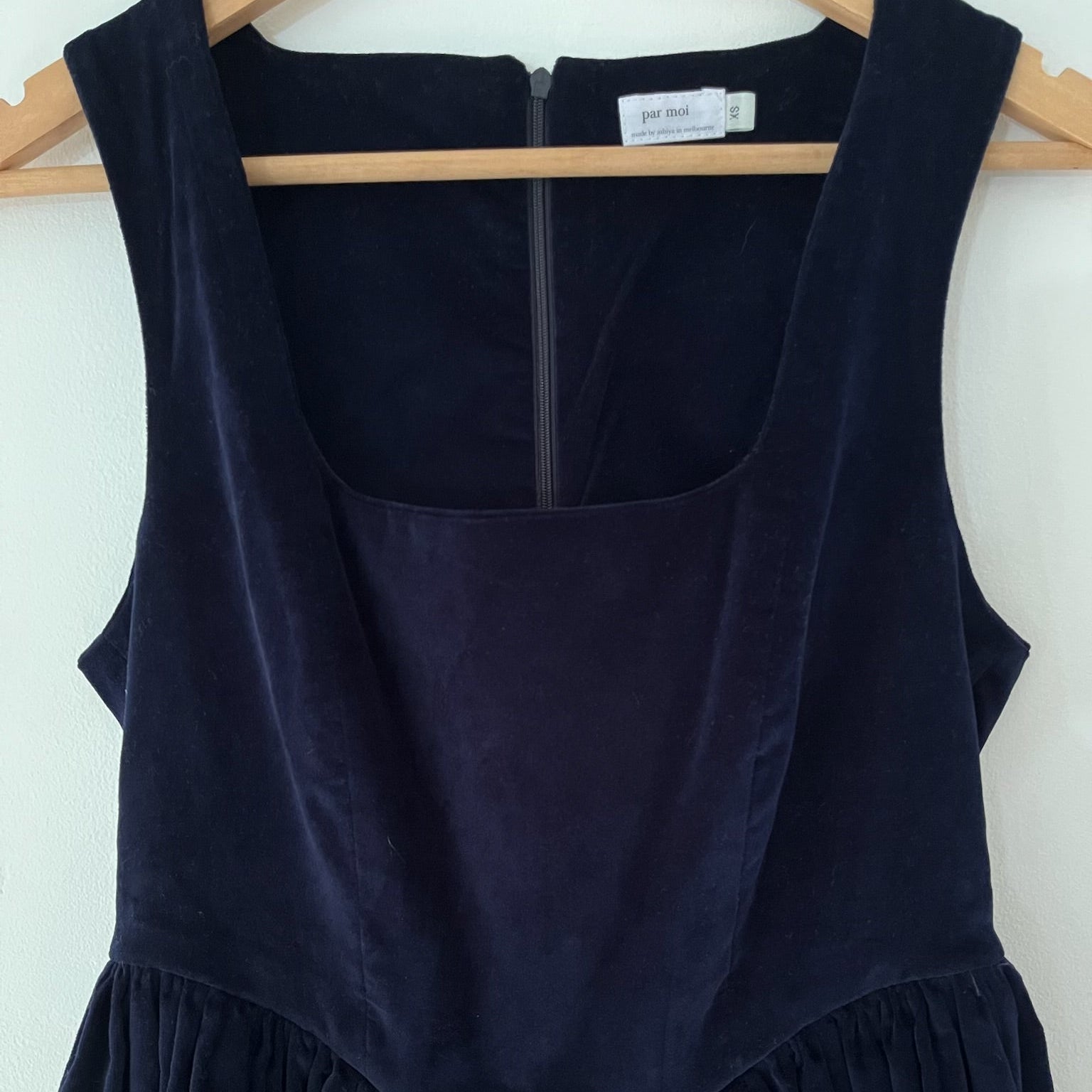 Par Moi Velvet Mini Dress Size XS.