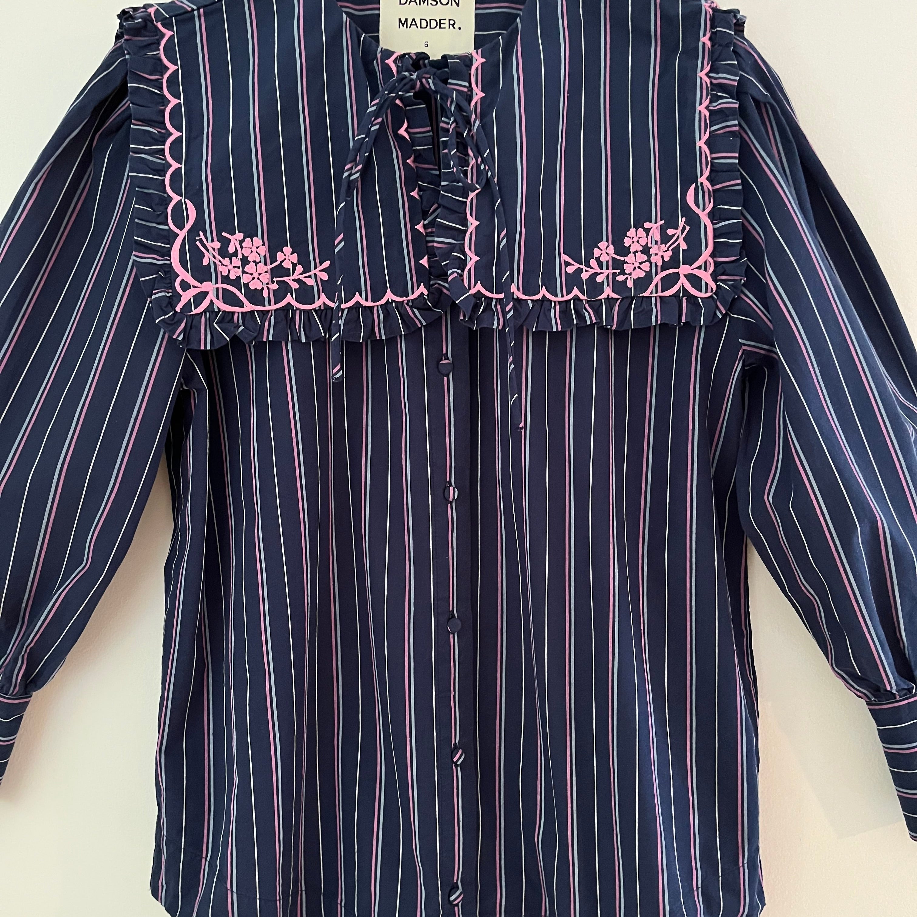 Damson Madder NORDINE Blouse Size 6.