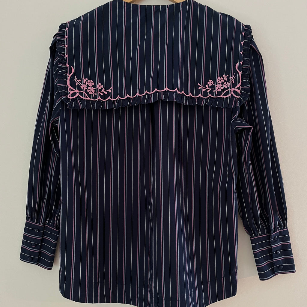 Damson Madder NORDINE Blouse Size 6.