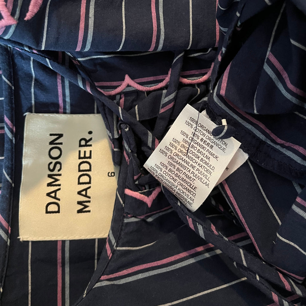 Damson Madder NORDINE Blouse Size 6.
