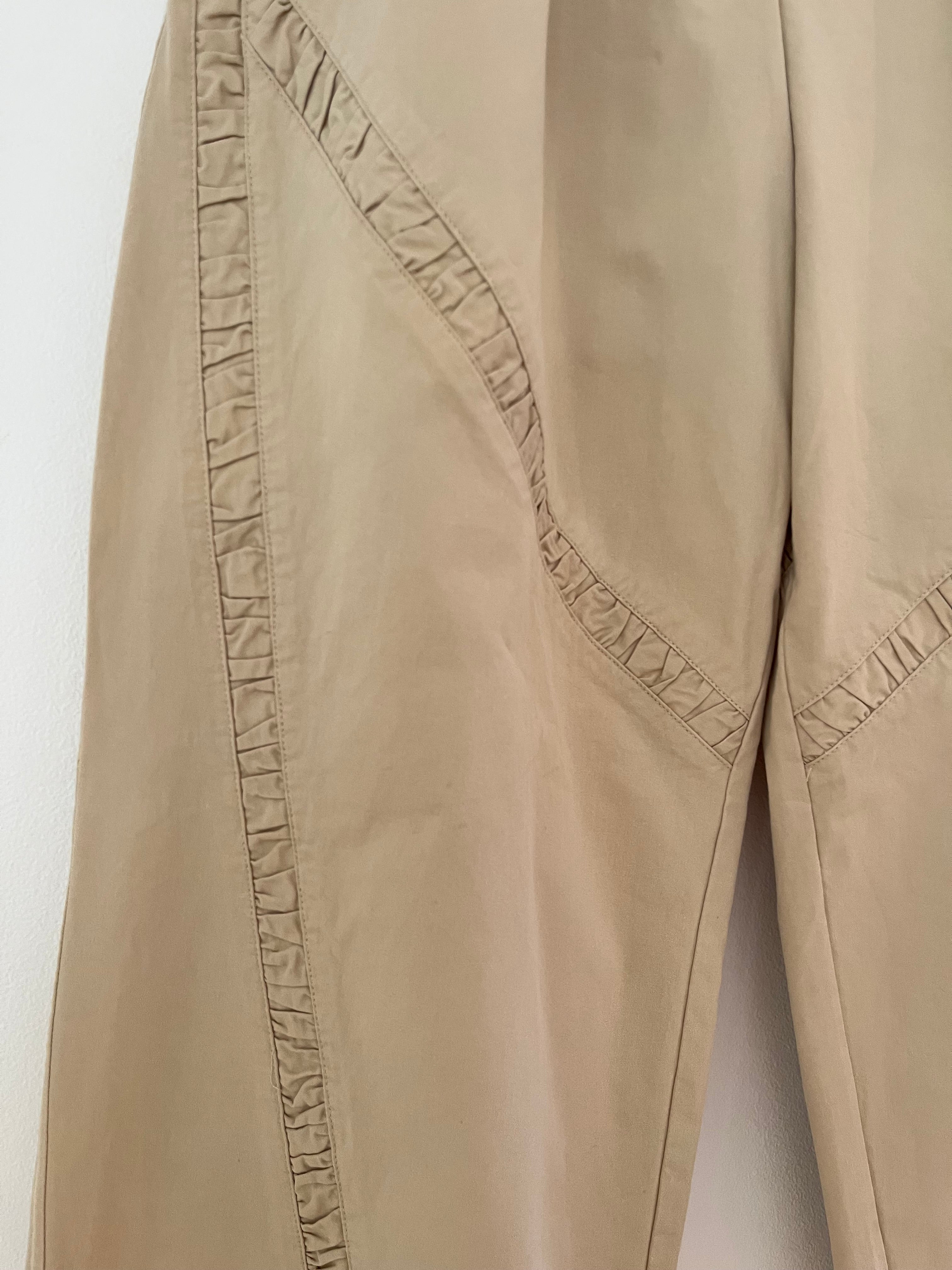 Deiji Studios CHANNEL Pant in Stone Size XXS.