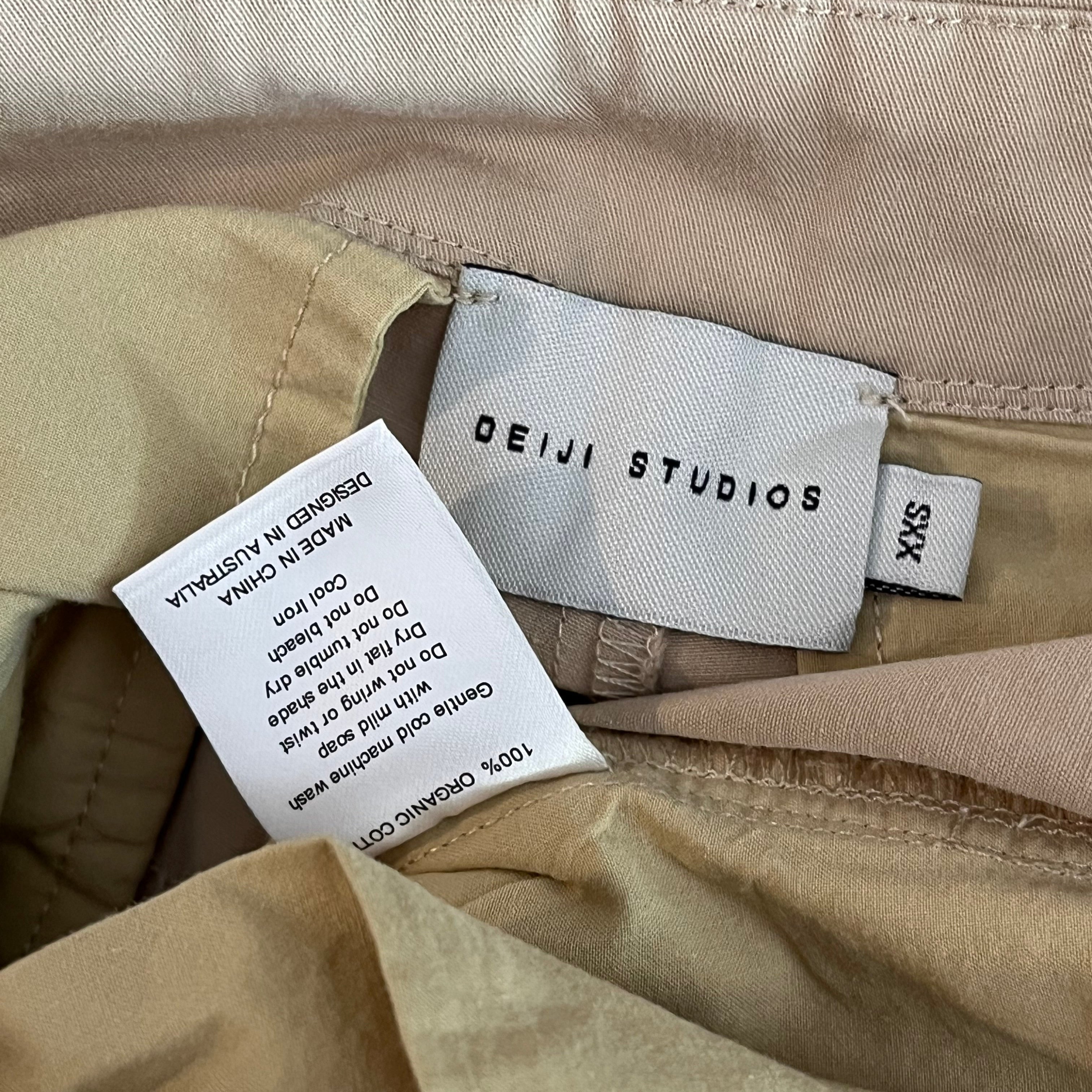 Deiji Studios CHANNEL Pant in Stone Size XXS.