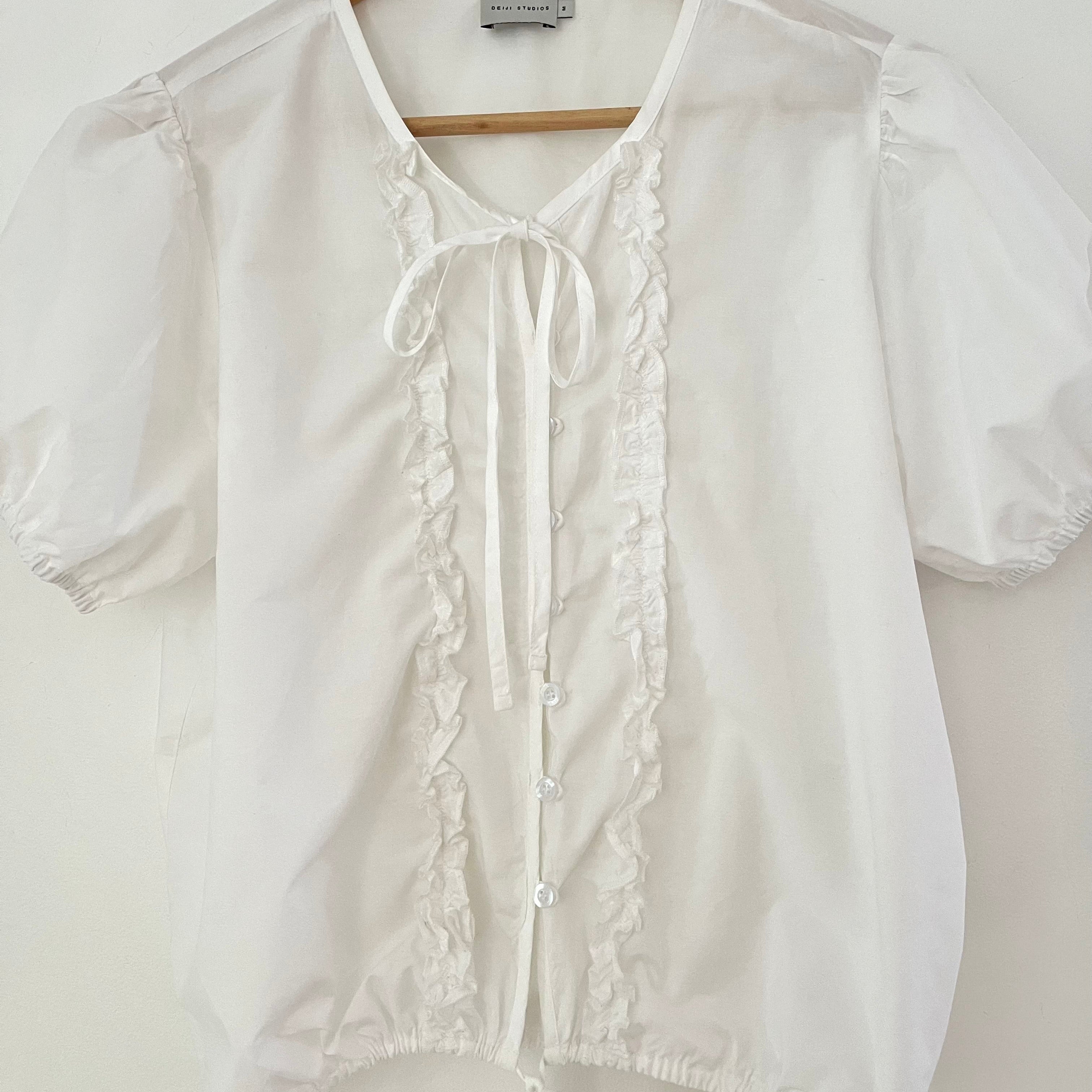 Deiji Studios DOUBLE FRILL Top Size M.