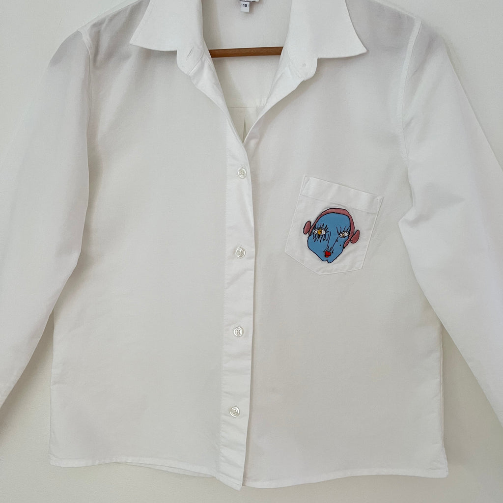 Shrimps Appliqued Shirt Size 10.