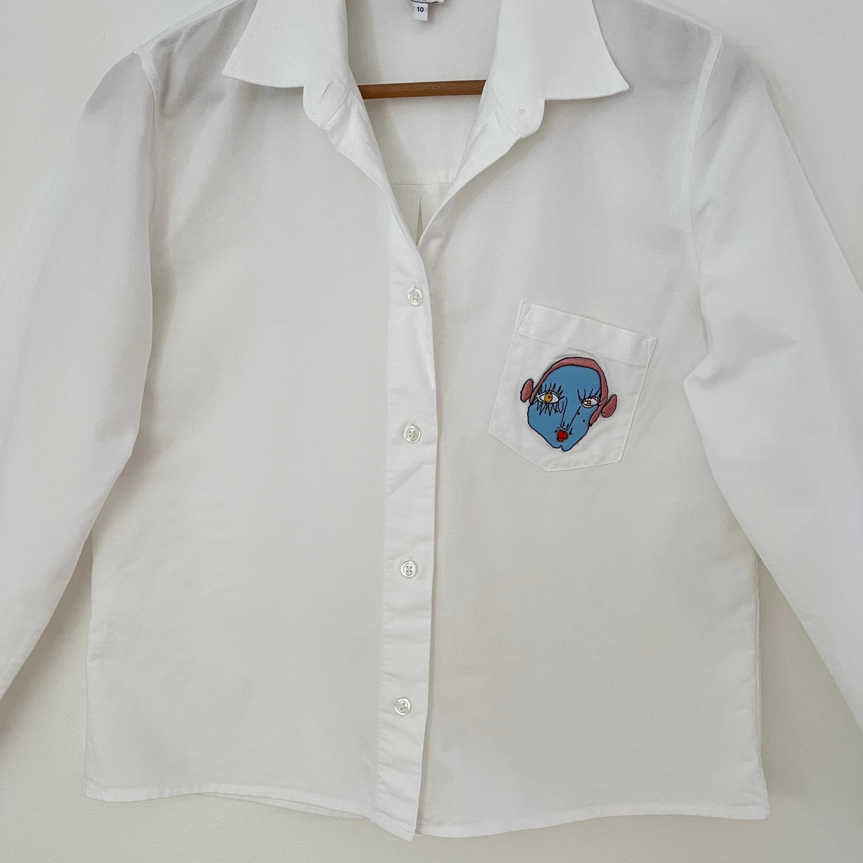 Shrimps Appliqued Shirt Size 10.