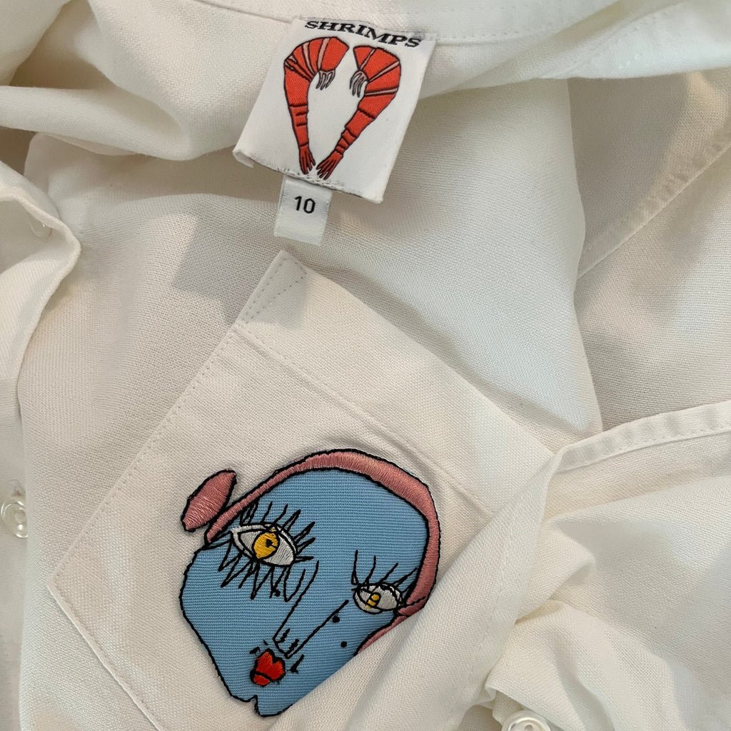 Shrimps Appliqued Shirt Size 10.