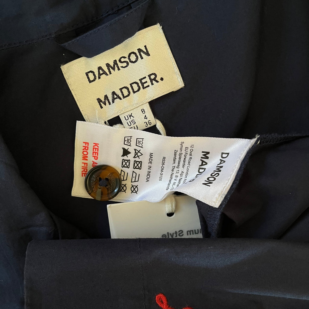 Damson Madder LYKKE Shirt Jacket Size 8.