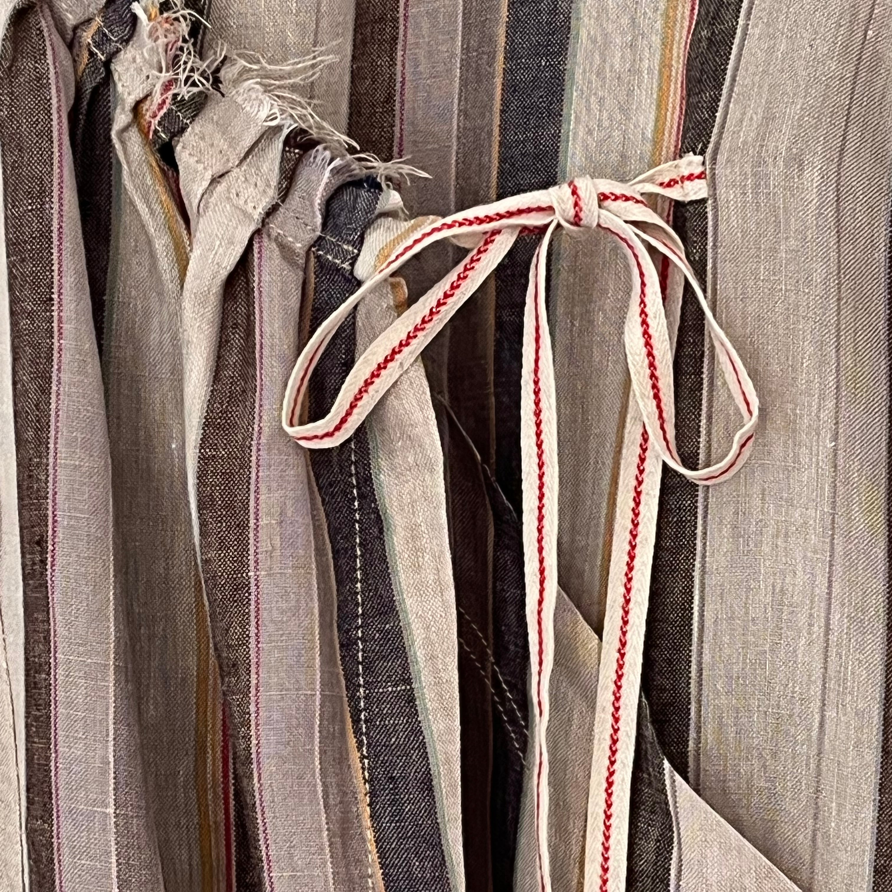 Lee Mathews Linen Wrap Top Size 1/AU8.