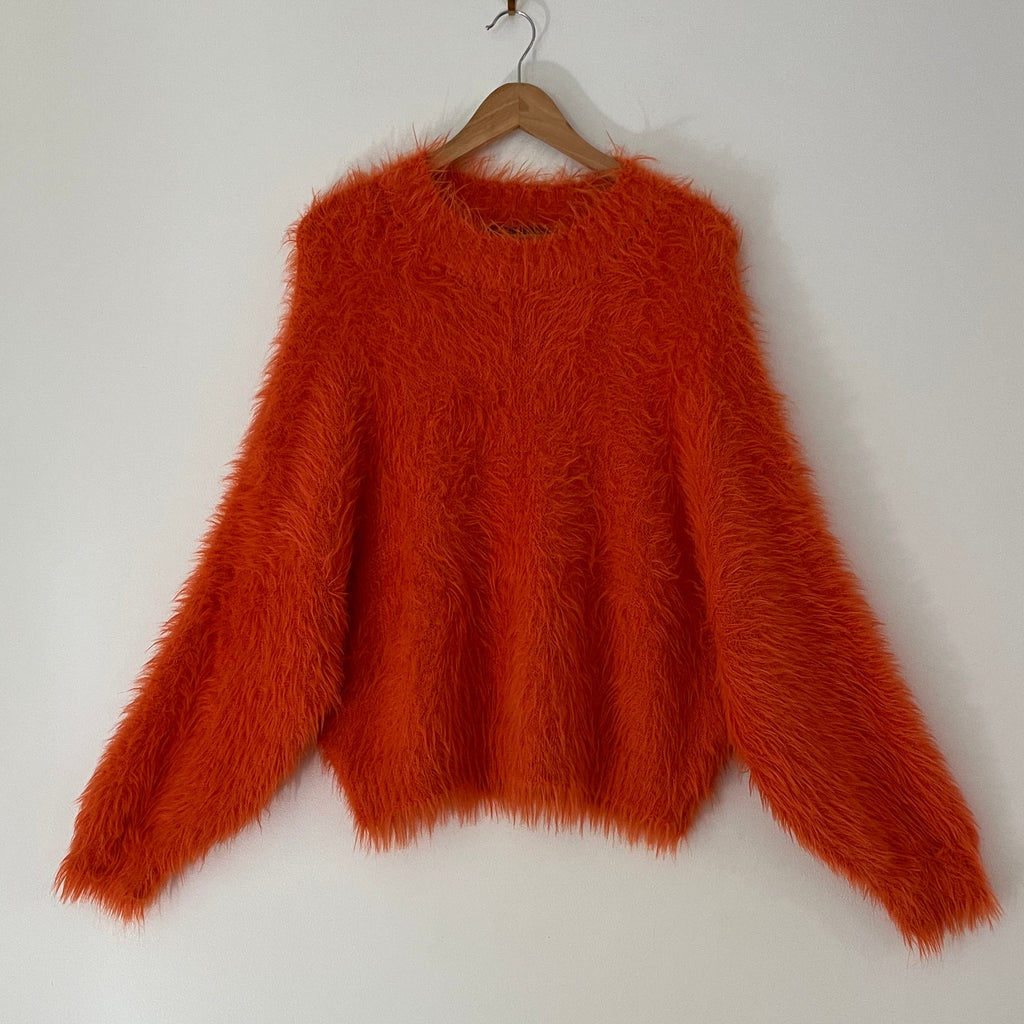 Alpha60 Fuzzy Merino Blend Jumper Size M.