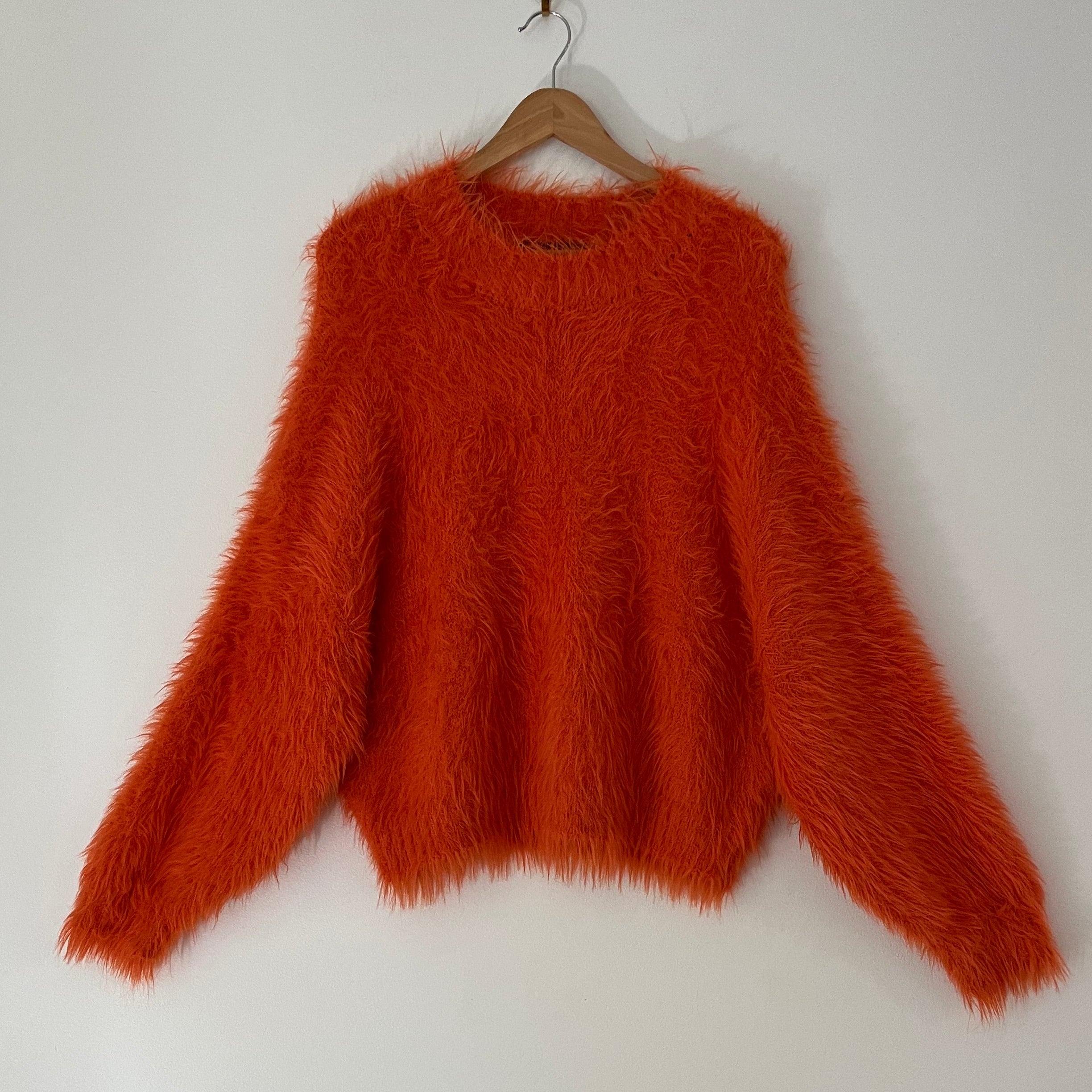 Alpha60 Fuzzy Merino Blend Jumper Size M.