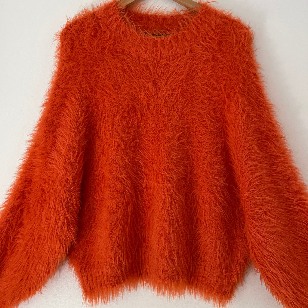 Alpha60 Fuzzy Merino Blend Jumper Size M.