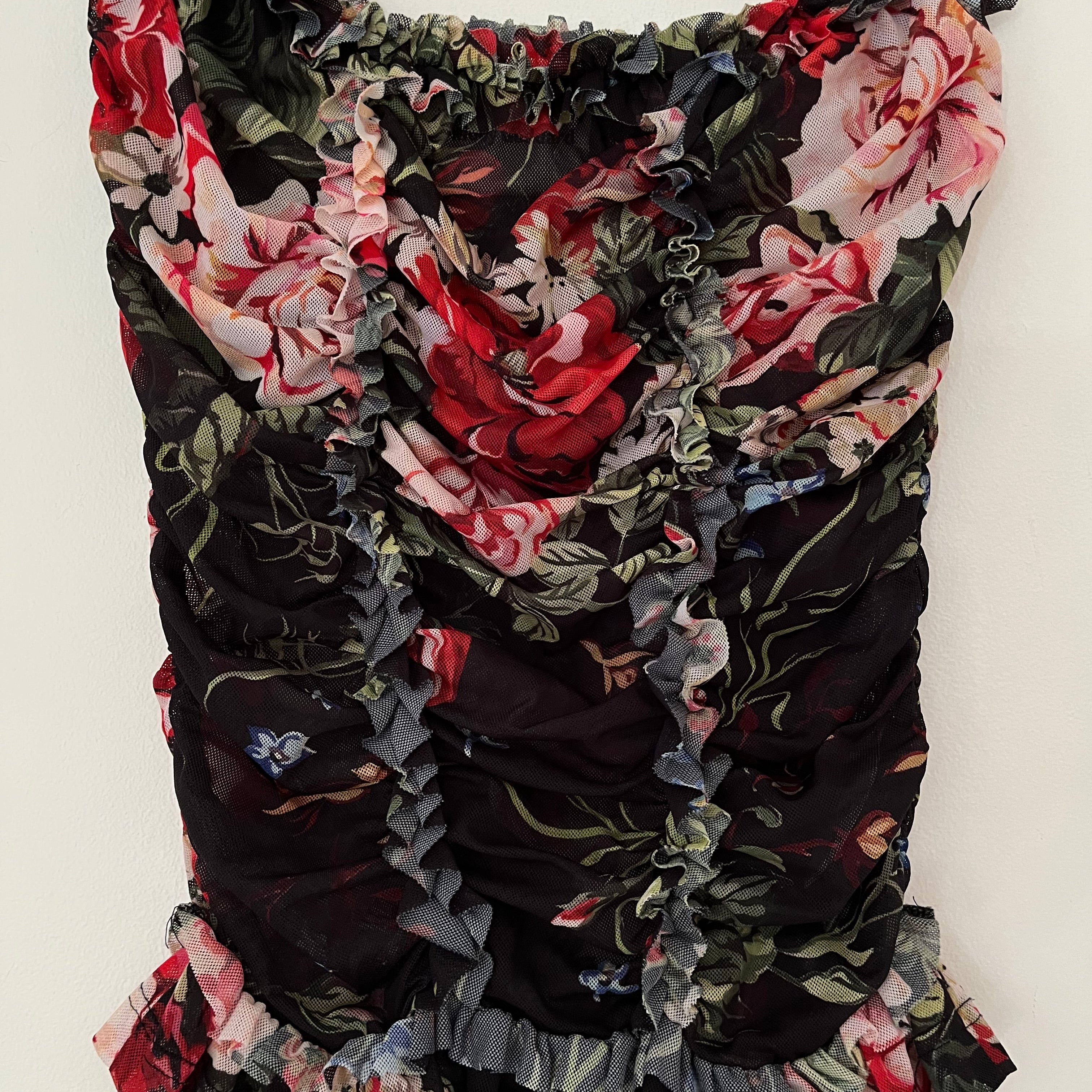 Molly Goddard TRACY Strapless Blouse Size AU8.