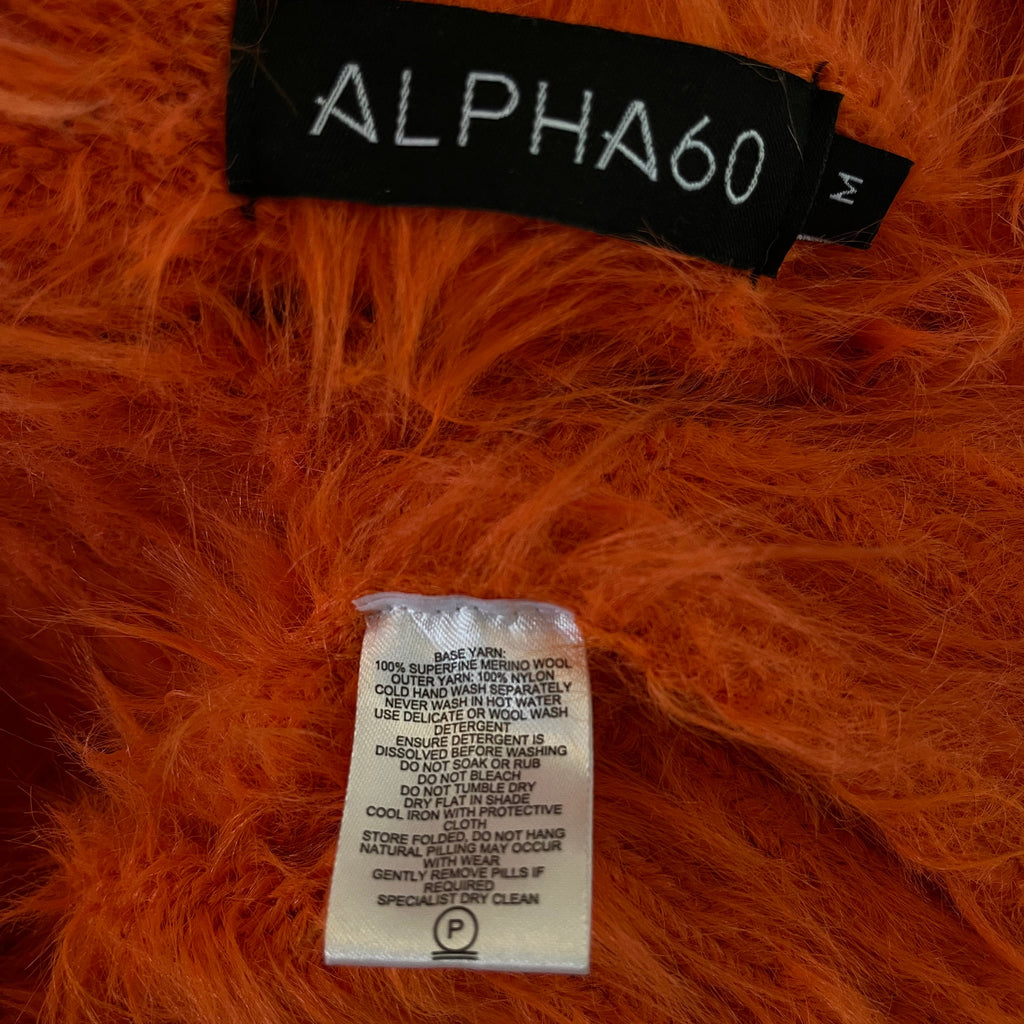 Alpha60 Fuzzy Merino Blend Jumper Size M.