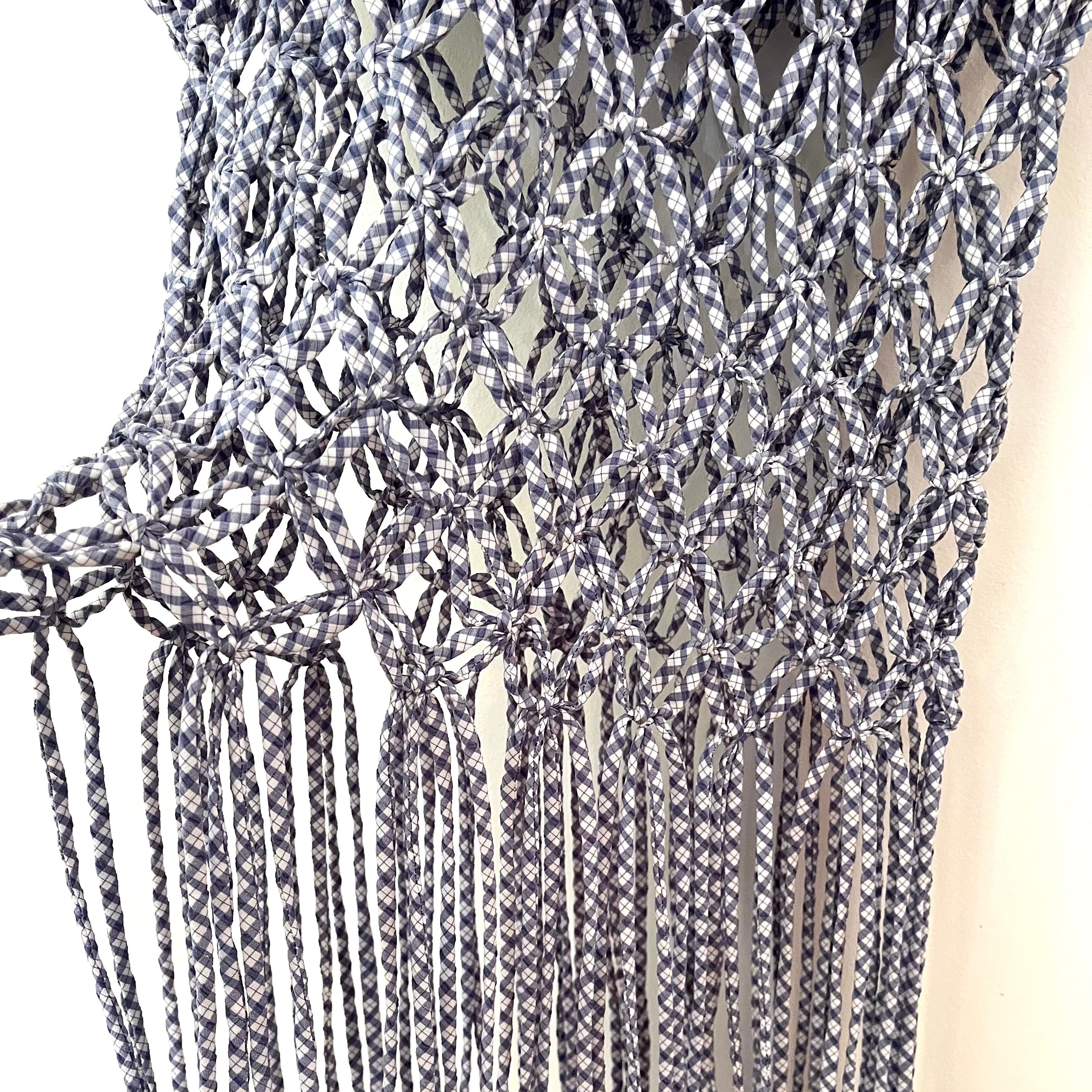 Wynn Hamlyn Sample Macrame Slip Dress Size 8.
