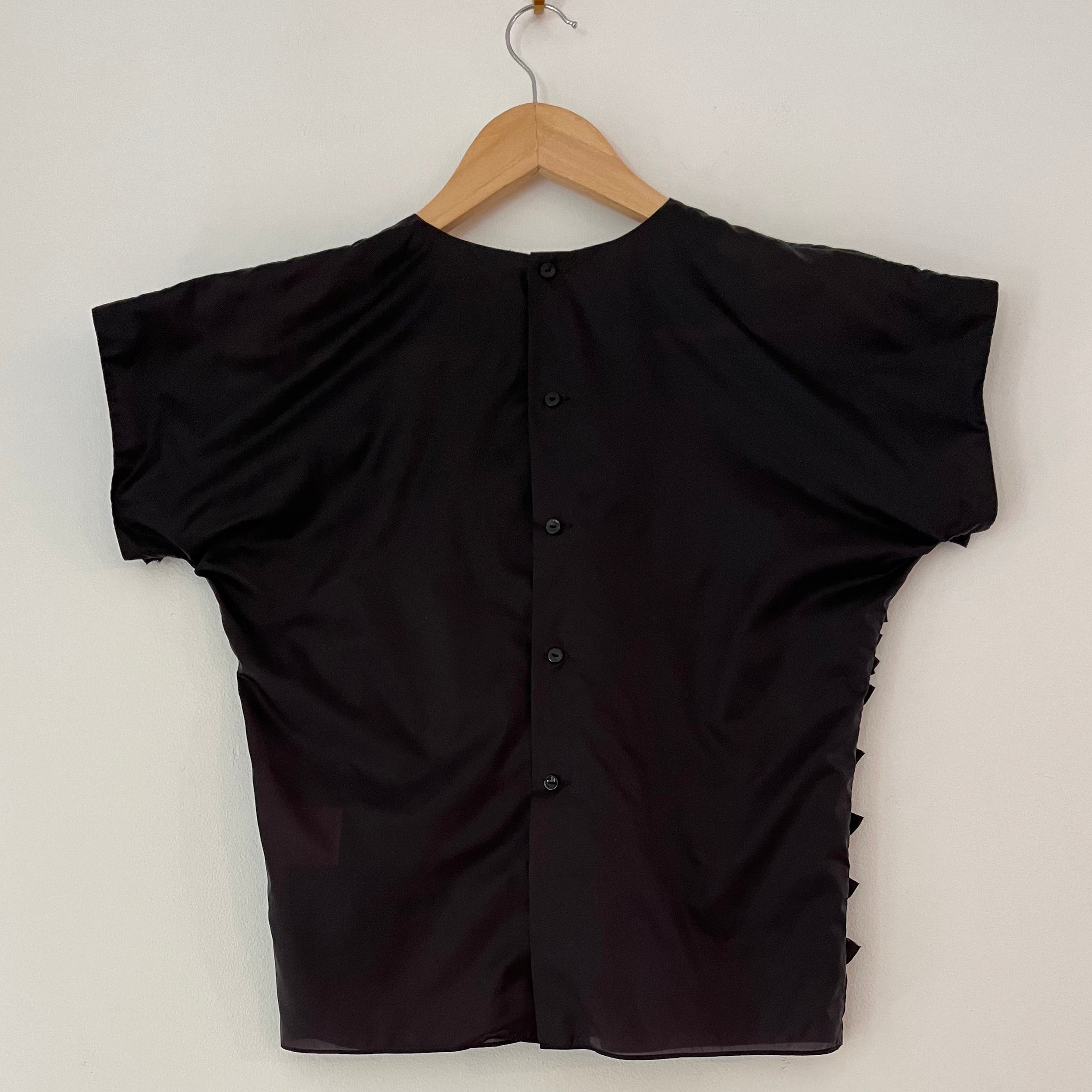 ACNE Studios JAE PARACHUTE Ruffle Top Size 36/S/AU8.