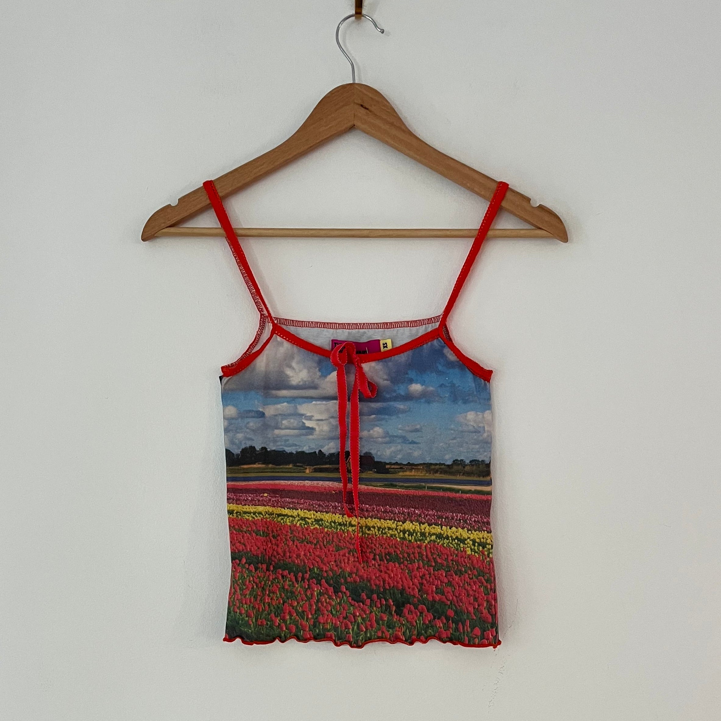 Tyler Mcgillivary TULIP FIELDS Cami Size XS.