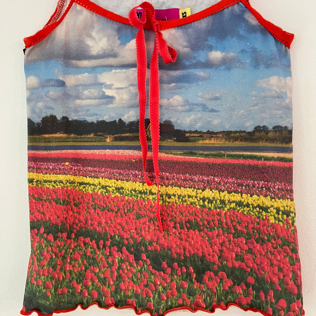 Tyler Mcgillivary TULIP FIELDS Cami Size XS.