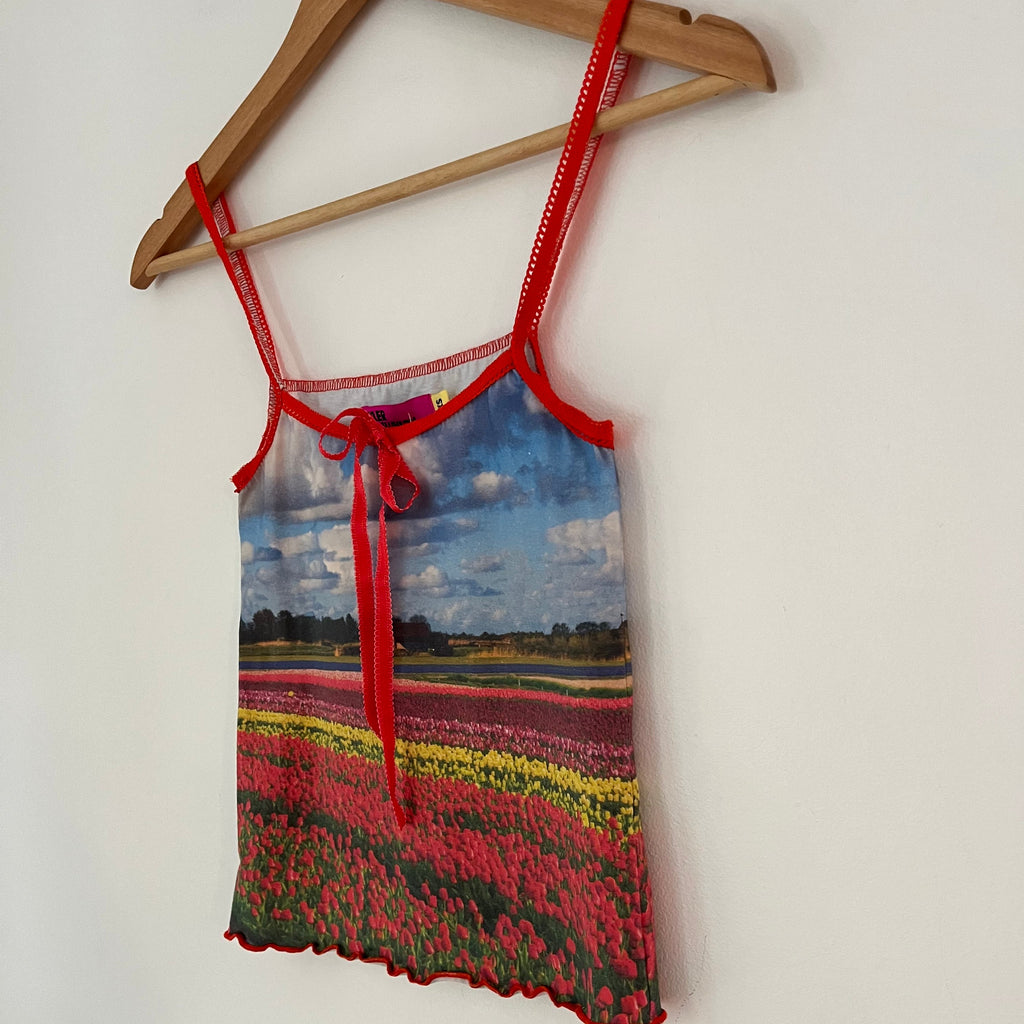 Tyler Mcgillivary TULIP FIELDS Cami Size XS.