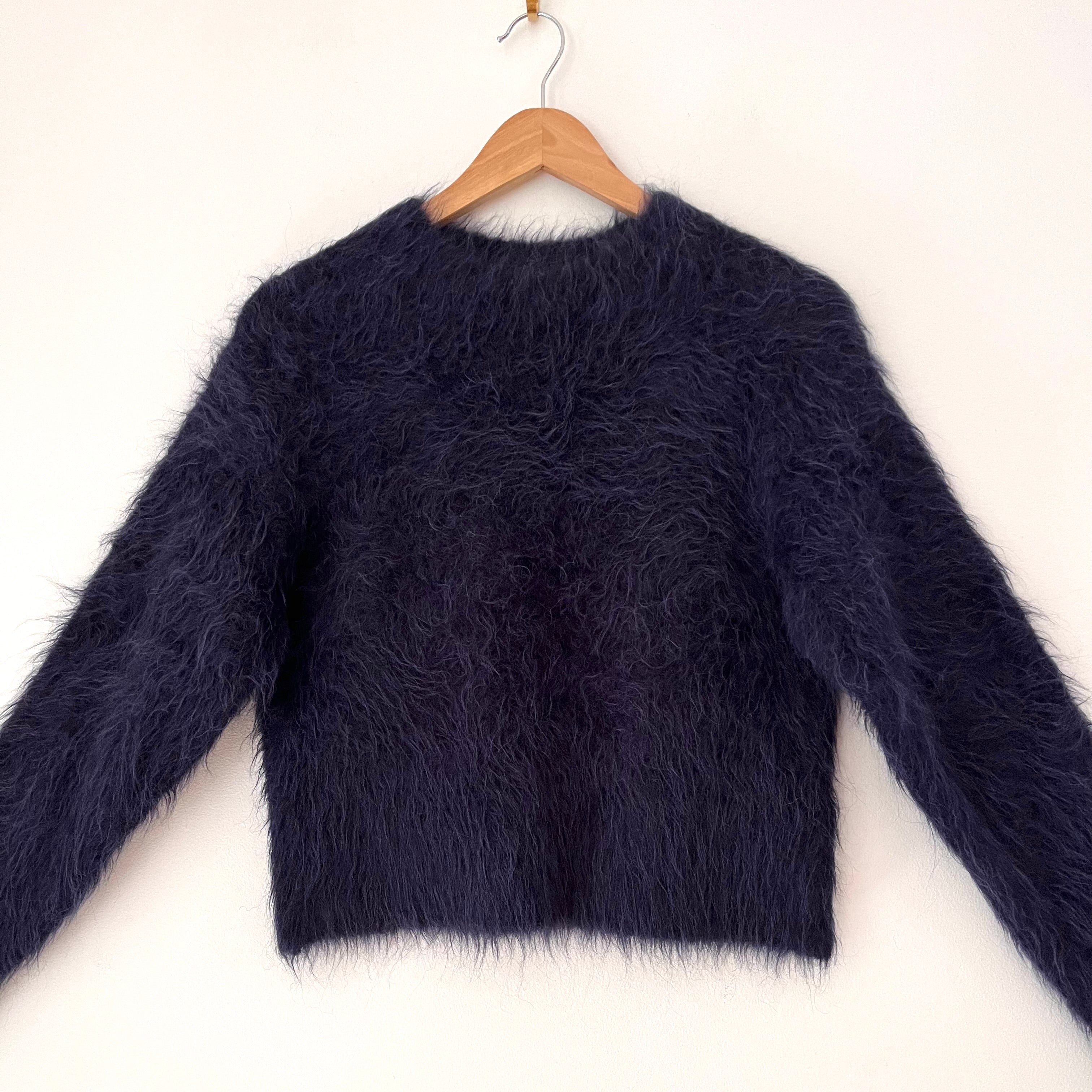 St Agni Sample Alpaca Sweater in Midnight Blue Size XS.