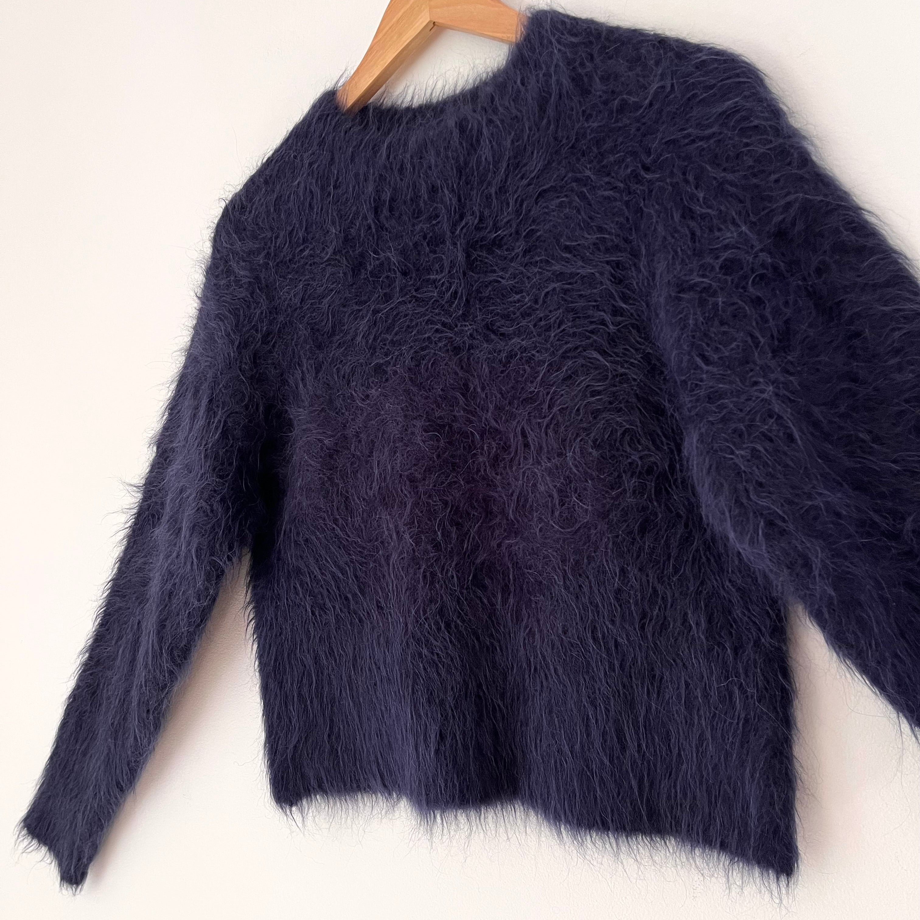 St Agni Sample Alpaca Sweater in Midnight Blue Size XS.