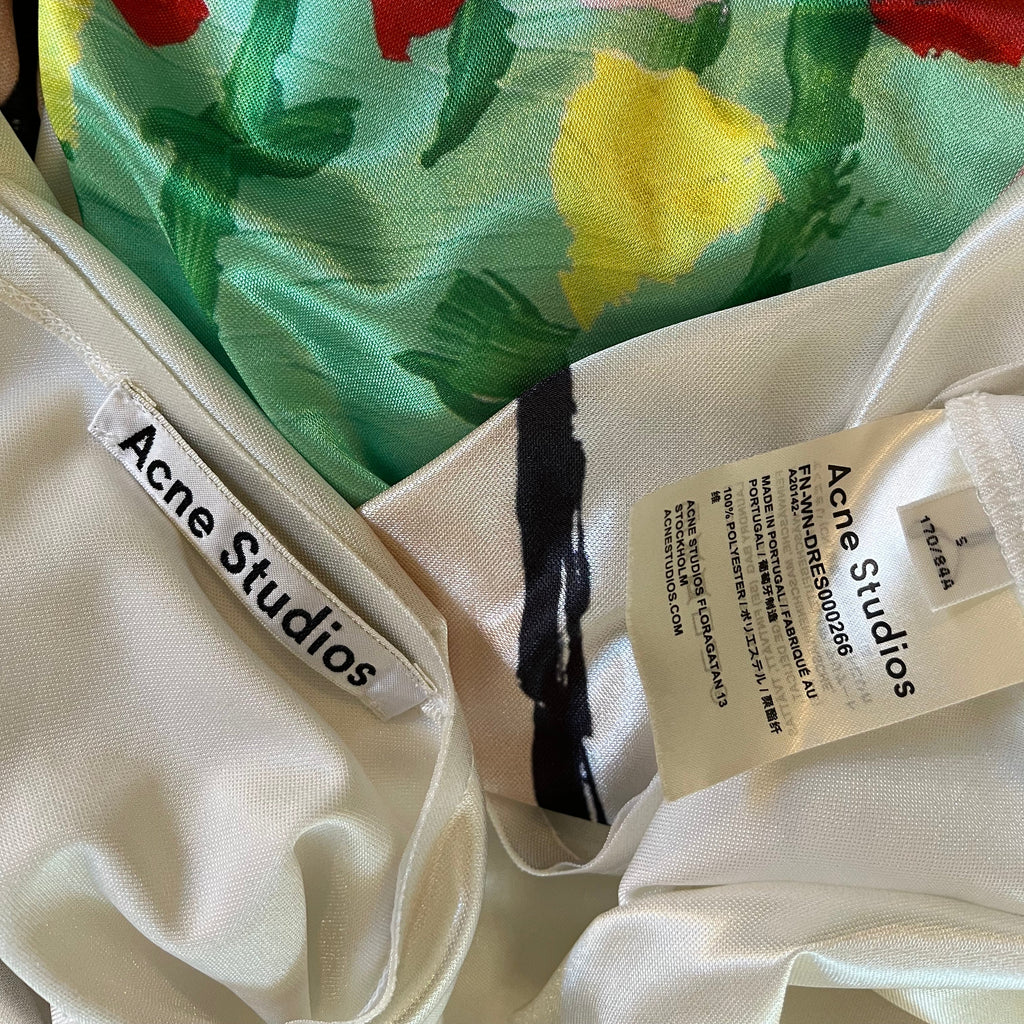 Acne Studios x Grant Levy-Lucero Graphic Mini Dress Size S.