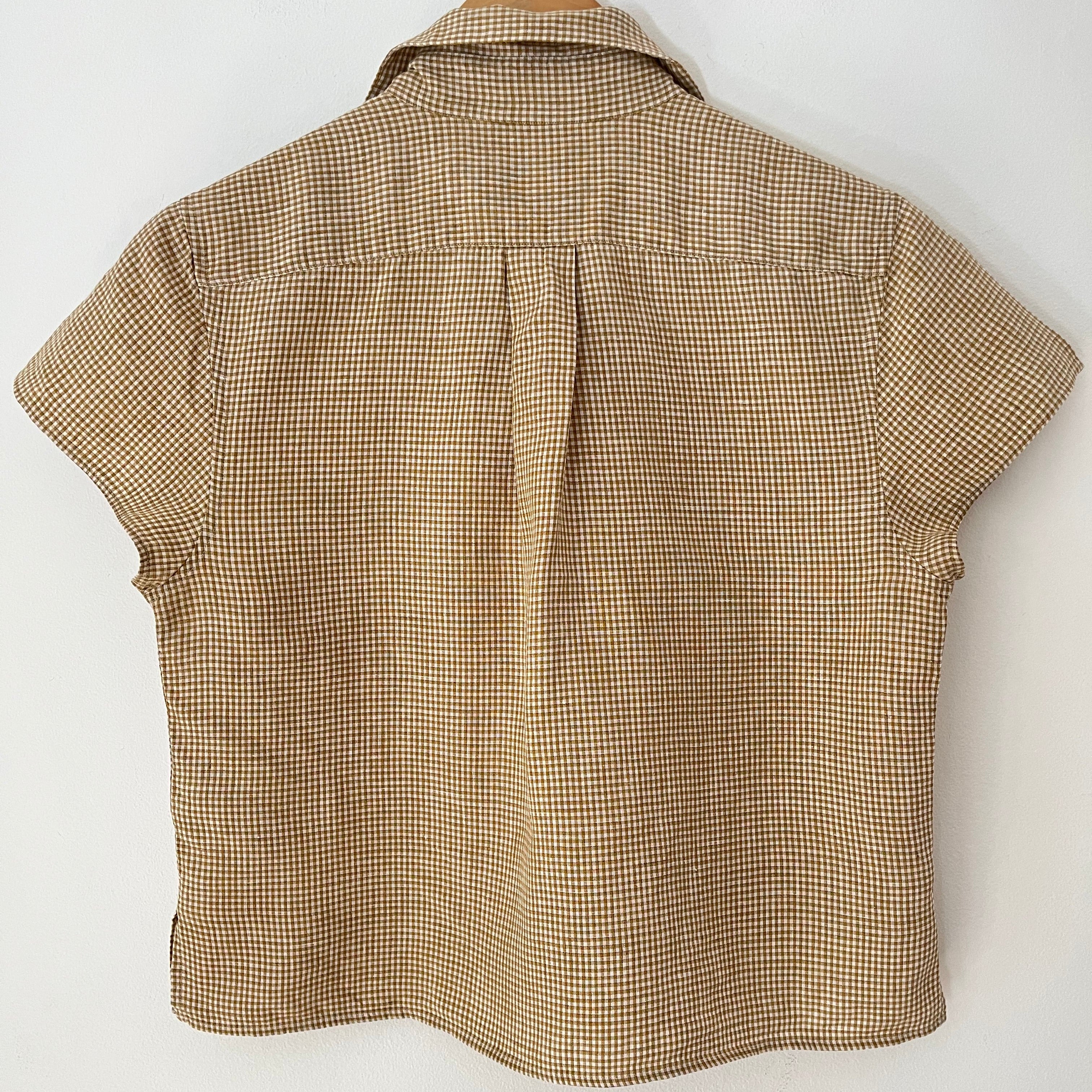 Margaret Howell Linen Checked Shirt Size 1/XS-S.
