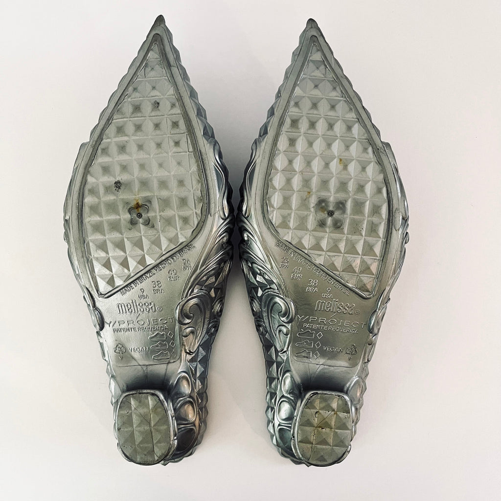 Melissa x Y/Project COURT Shoes in Silver Size EU40/US9.