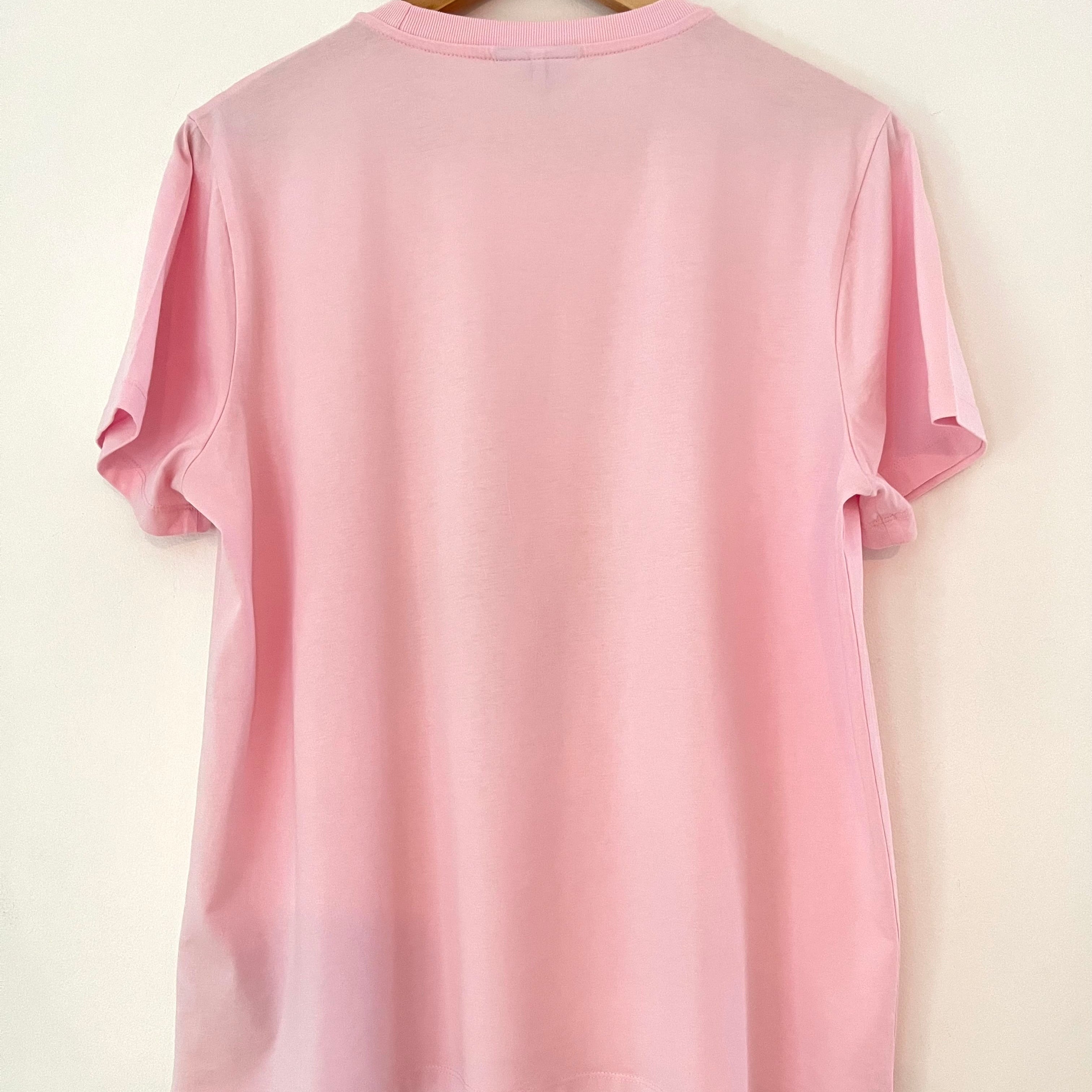 Ganni Jersey Grapefruit Tee Size L.